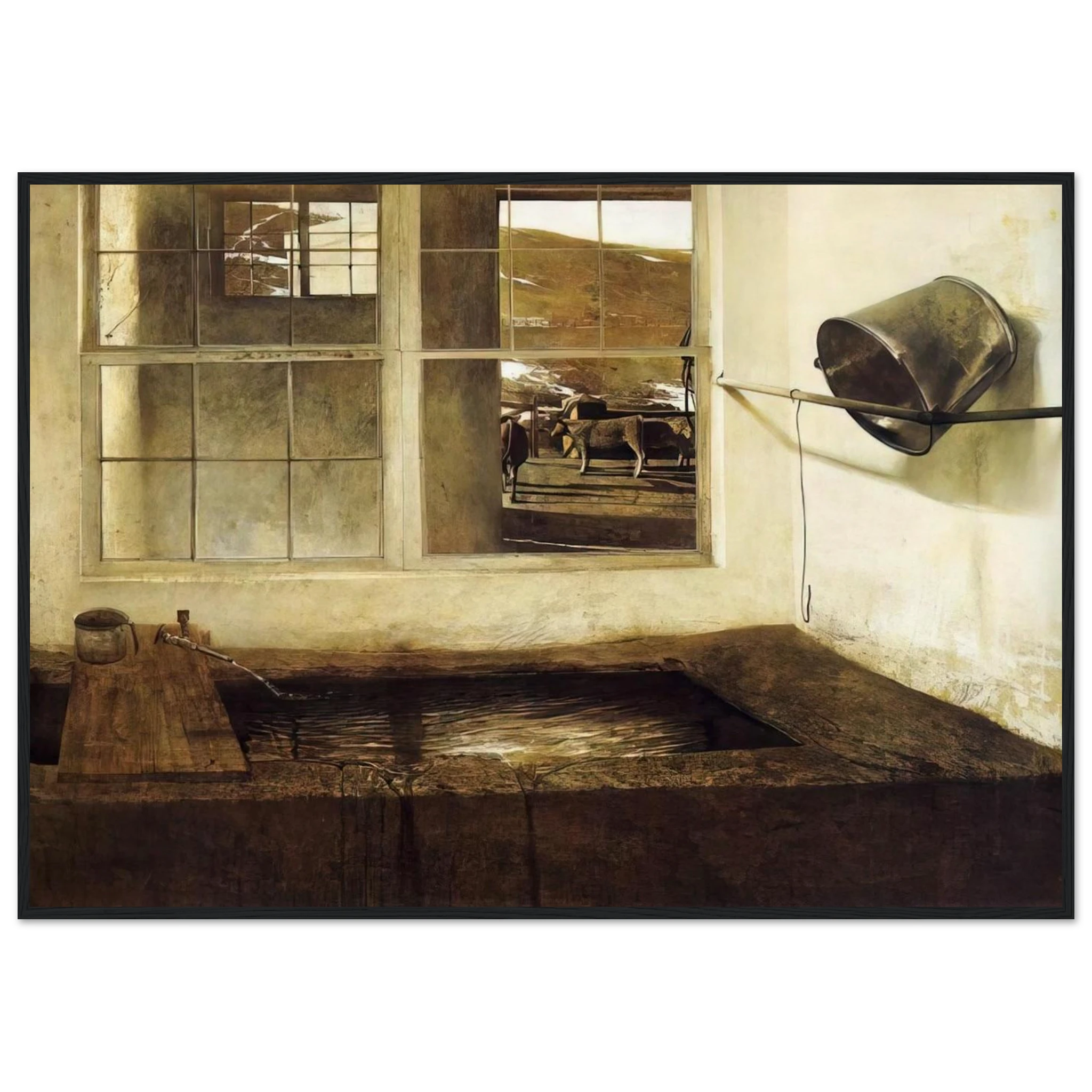 SPRING FED Framed Poster | Andrew Wyeth Framed Prints Wall Art | Andrew Wyeth Prints