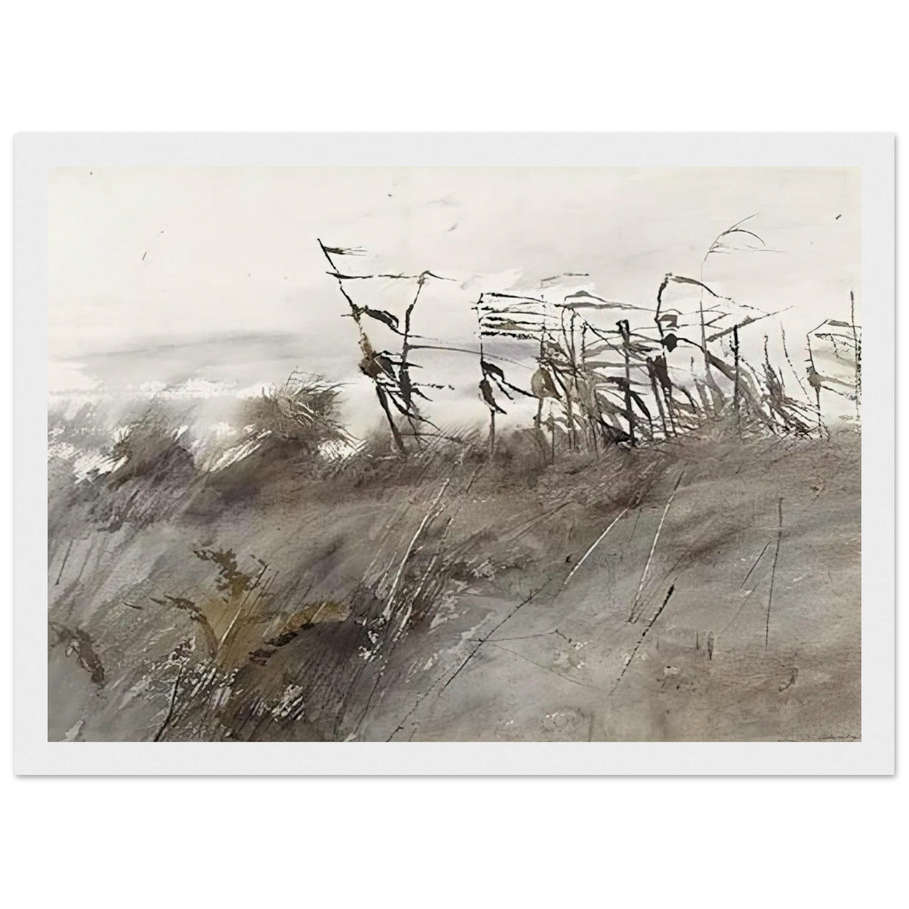 NOVEMBER FIRST 1950 Framed Poster | Andrew Wyeth Framed Prints Wall Art | Andrew Wyeth Prints