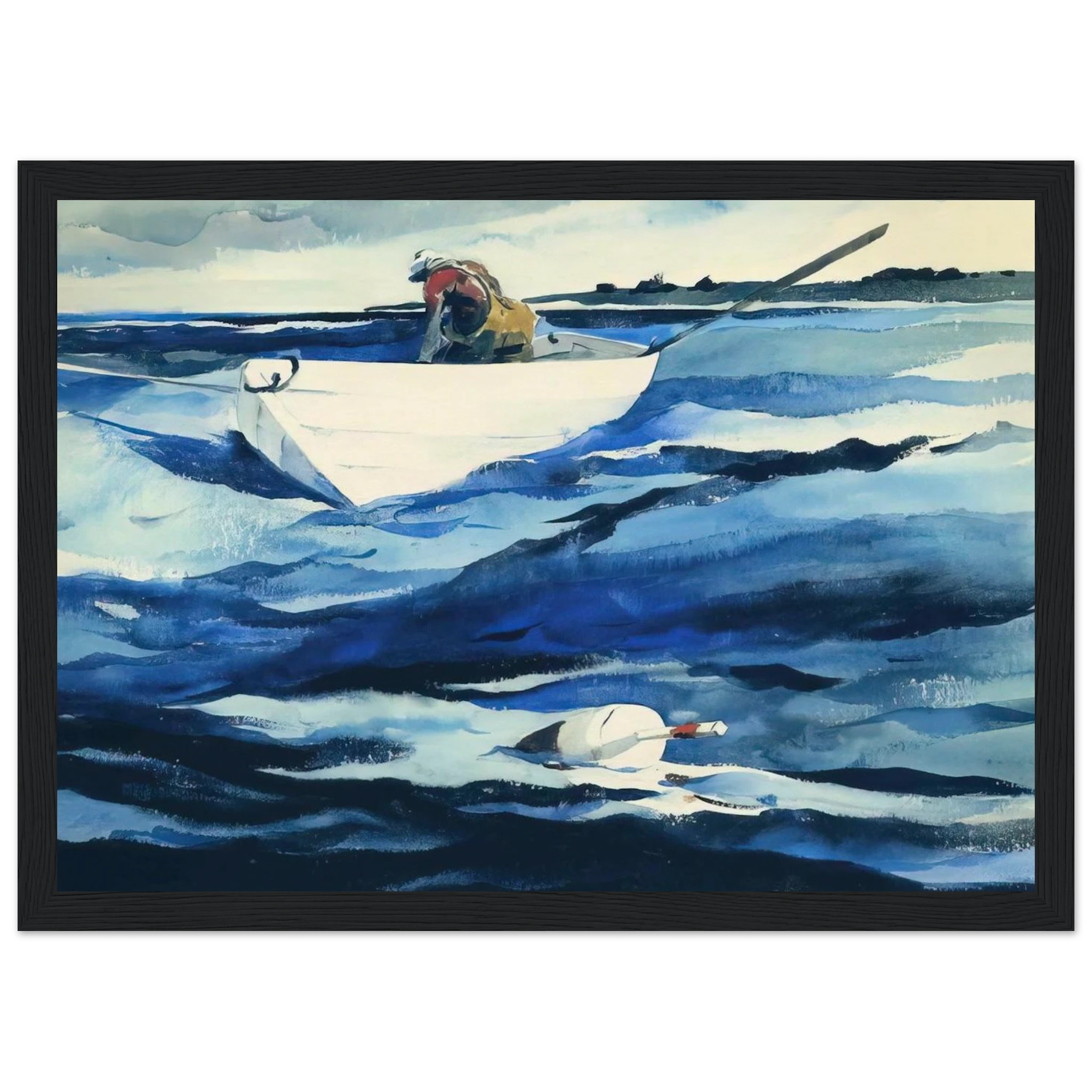 THE LOBSTERMAN Framed Poster | Andrew Wyeth Framed Prints Wall Art | Andrew Wyeth Prints