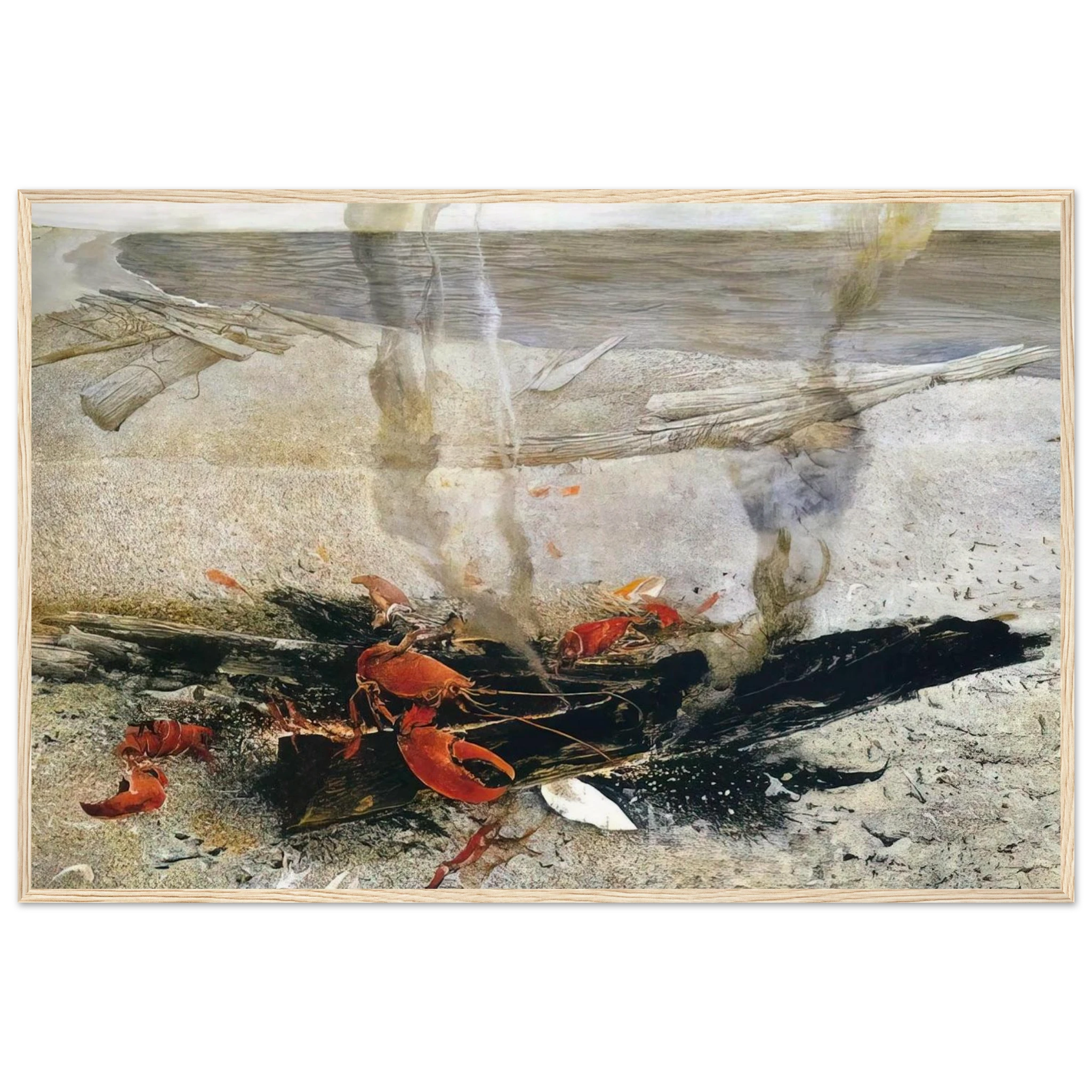 EMBERS 2000 Framed Poster | Andrew Wyeth Framed Prints Wall Art | Andrew Wyeth Prints