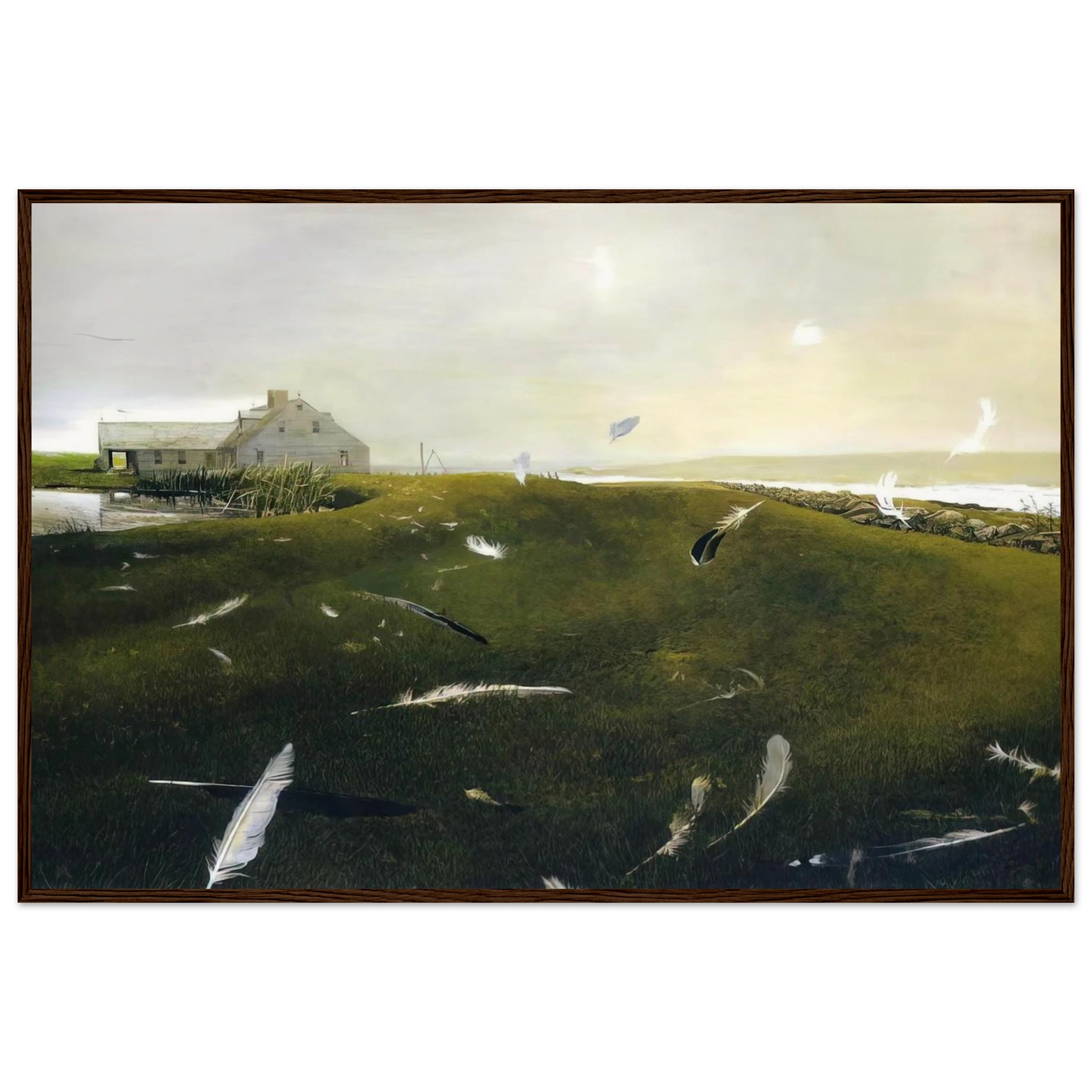 AIRBORNE Framed Poster | Andrew Wyeth Framed Prints Wall Art | Andrew Wyeth Prints
