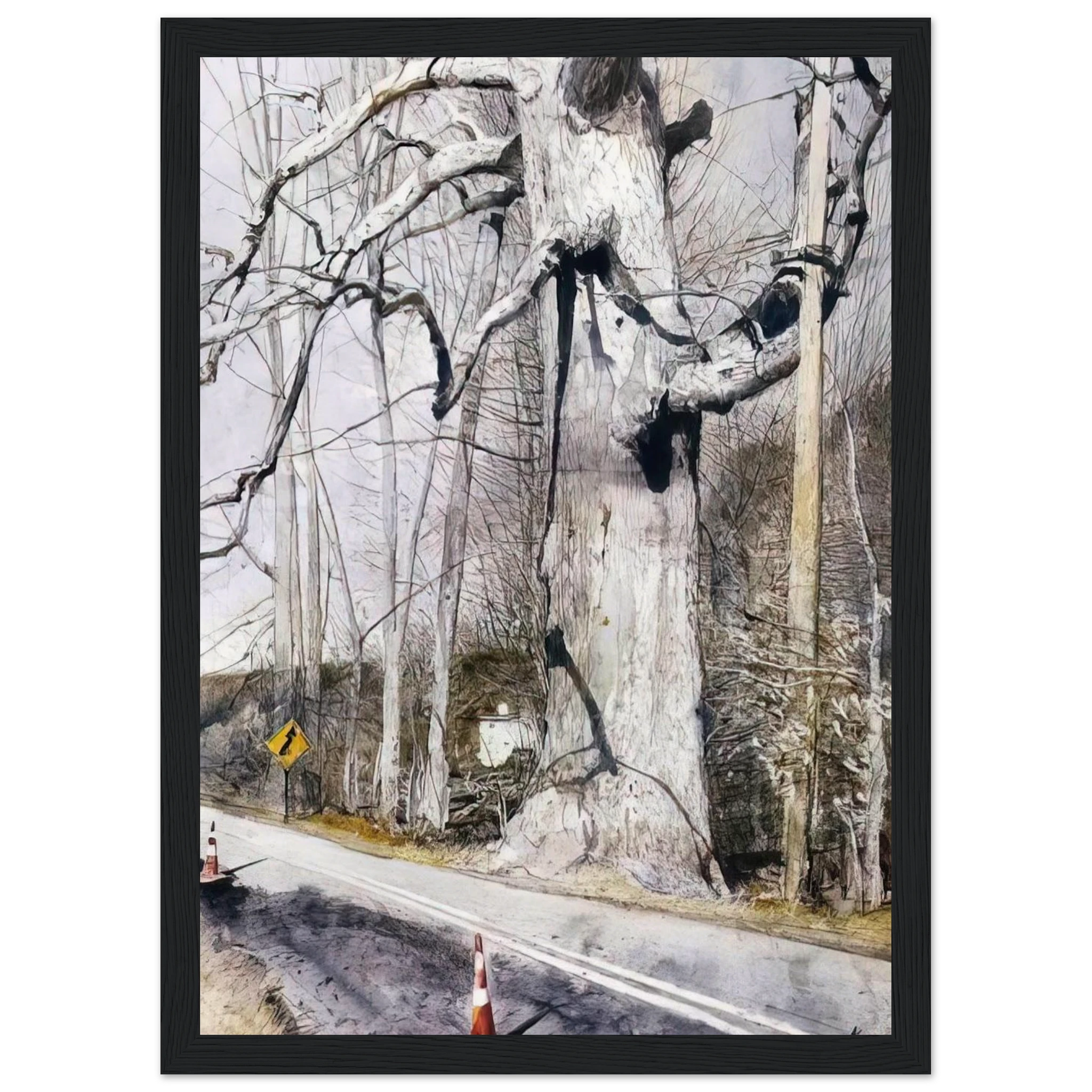 WALKING STICK Framed Poster | Andrew Wyeth Framed Prints Wall Art | Andrew Wyeth Prints