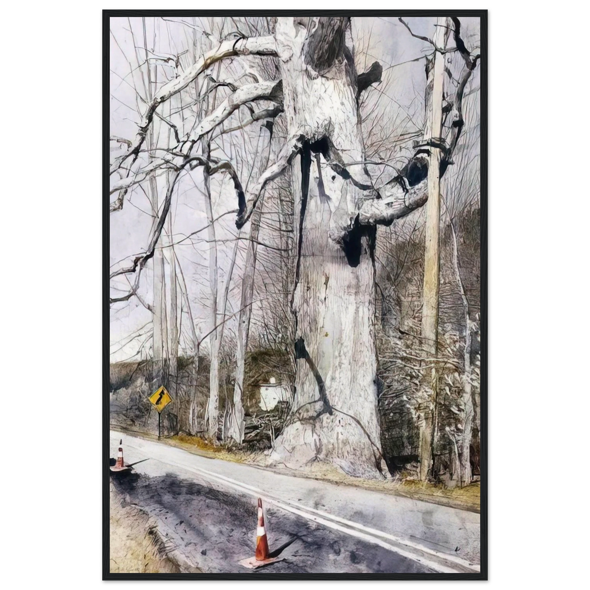 WALKING STICK Framed Poster | Andrew Wyeth Framed Prints Wall Art | Andrew Wyeth Prints