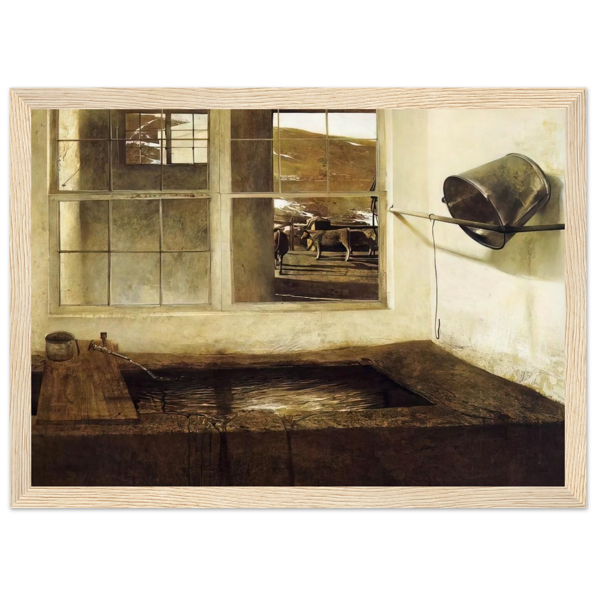 SPRING FED Framed Poster | Andrew Wyeth Framed Prints Wall Art | Andrew Wyeth Prints