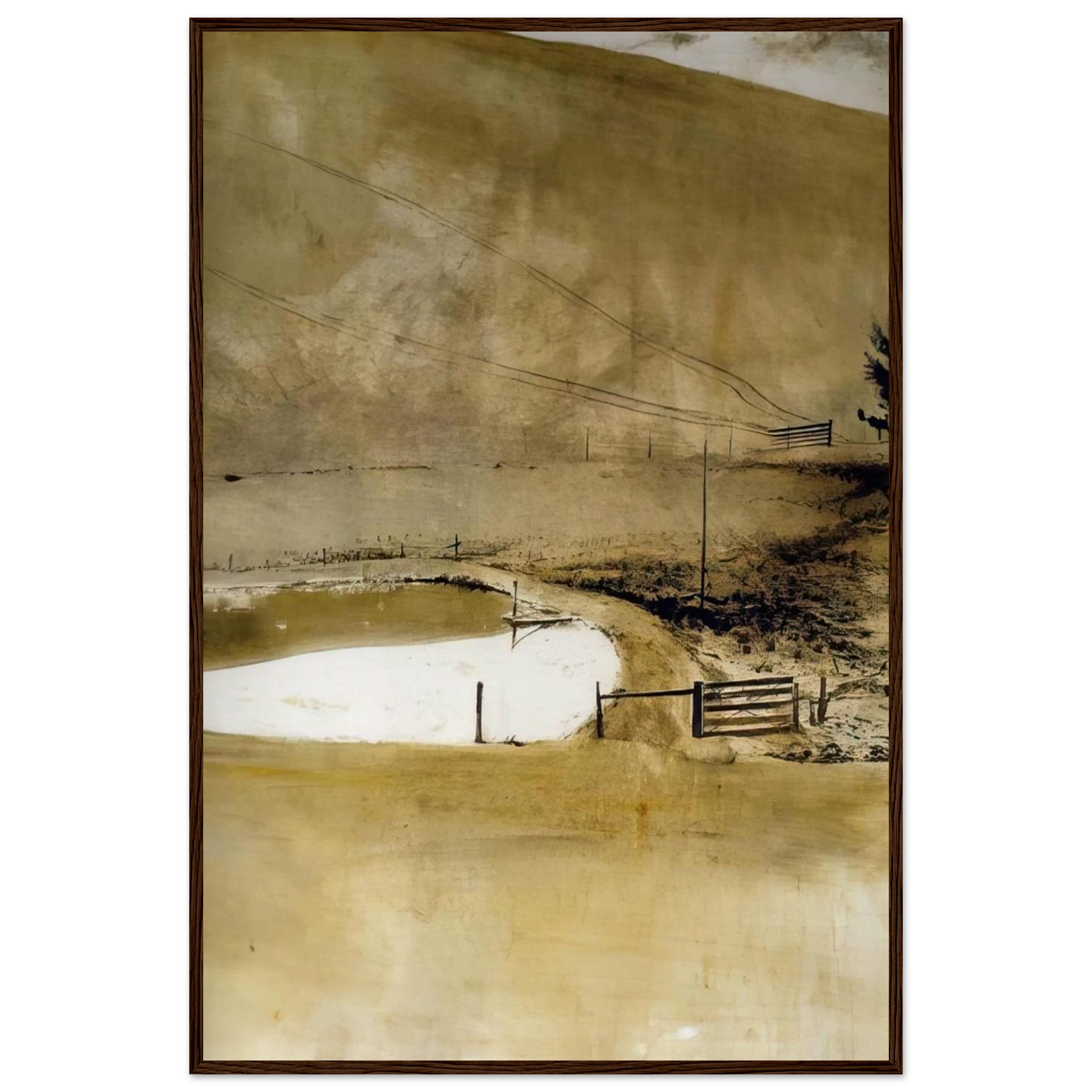 NOT DETECTED 34 Framed Poster | Andrew Wyeth Framed Prints Wall Art | Andrew Wyeth Prints