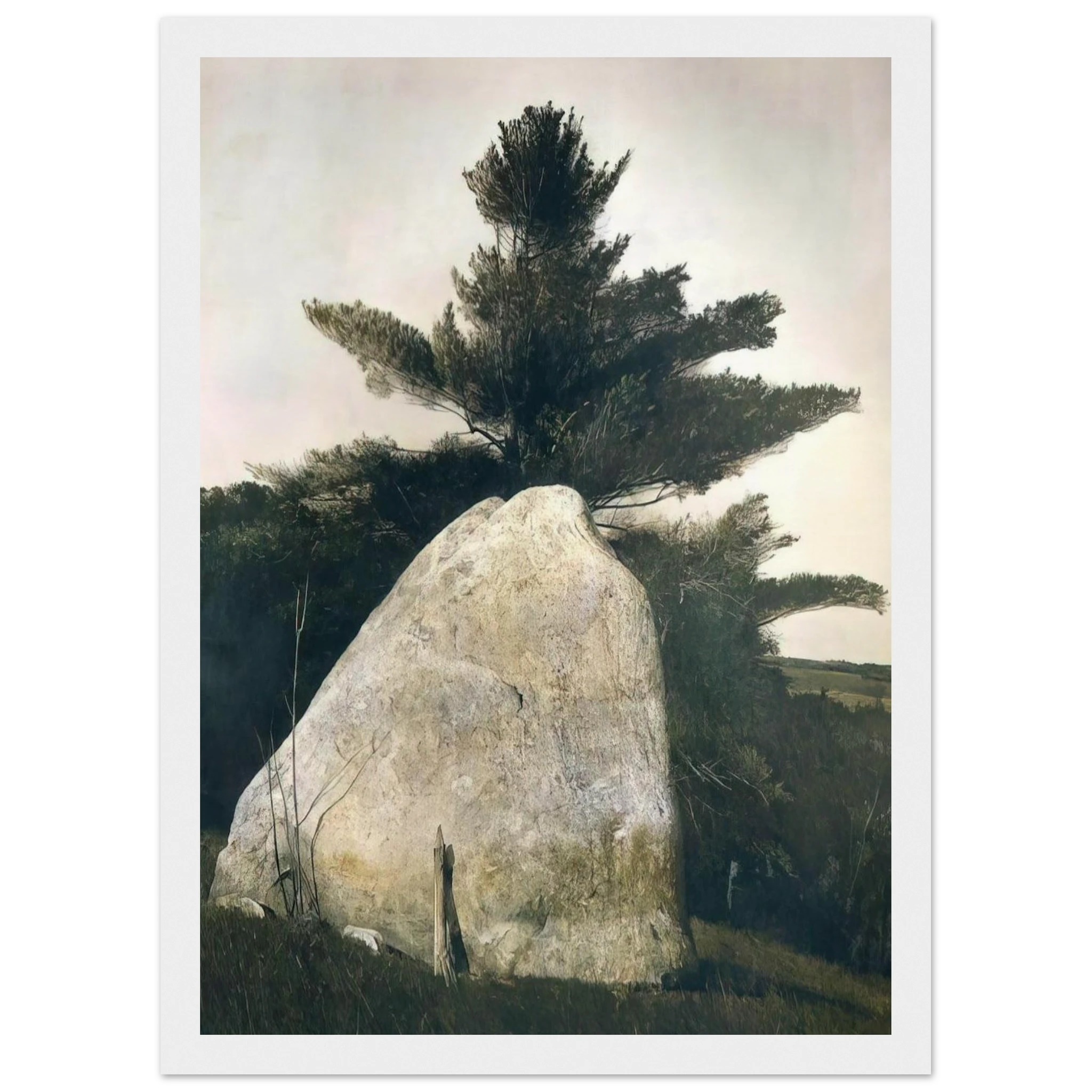 PENNSYLVANIA LANDSCAPE Framed Poster | Andrew Wyeth Framed Prints Wall Art | Andrew Wyeth Prints