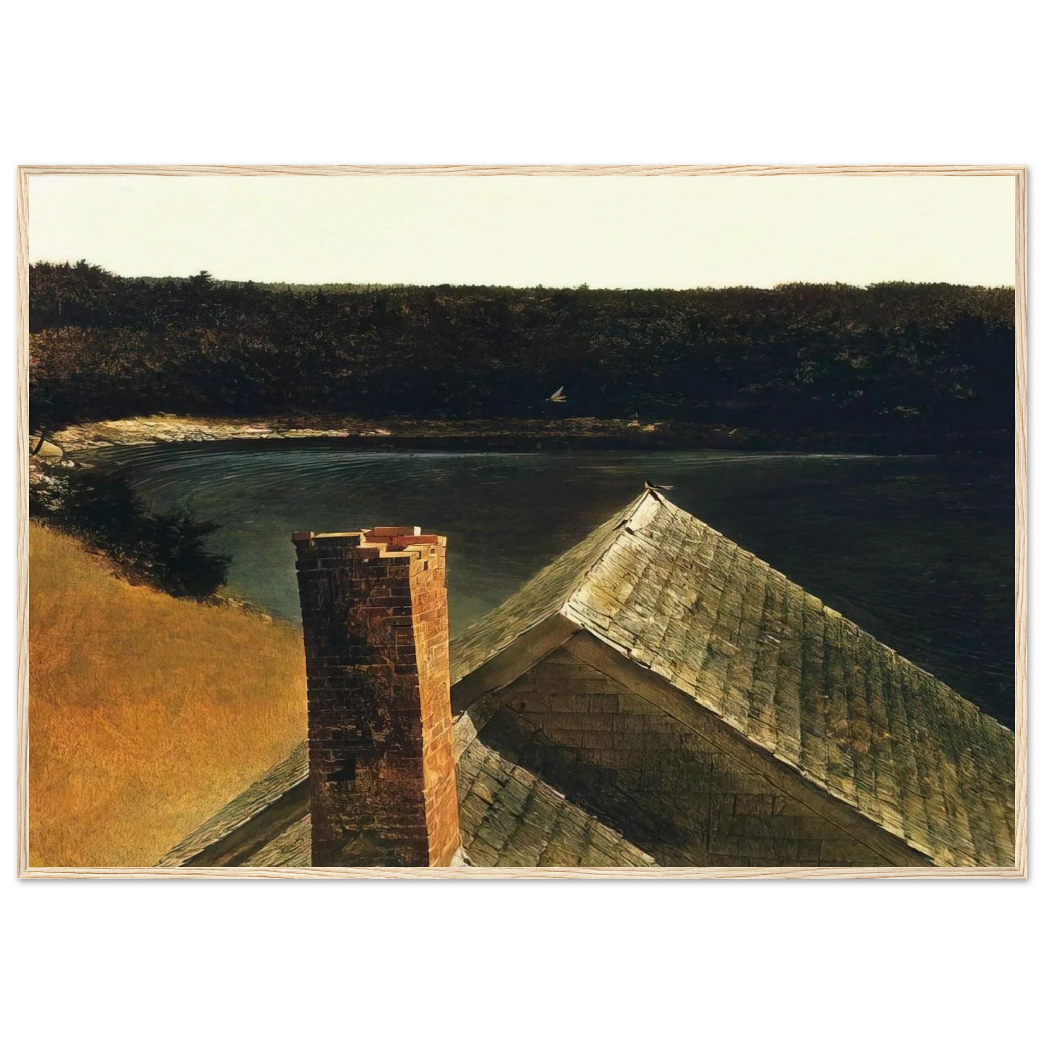 END OF OLSONS Framed Poster | Andrew Wyeth Framed Prints Wall Art | Andrew Wyeth Prints