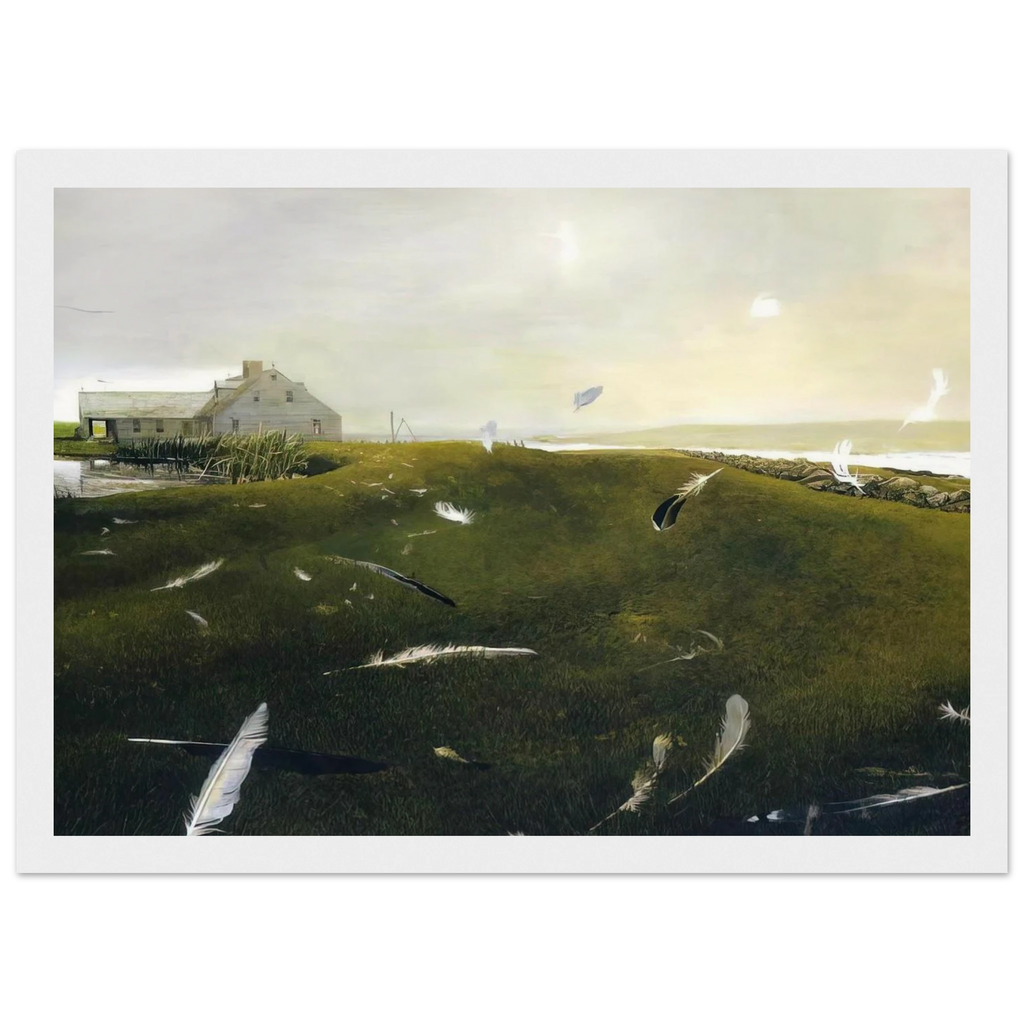 AIRBORNE Framed Poster | Andrew Wyeth Framed Prints Wall Art | Andrew Wyeth Prints