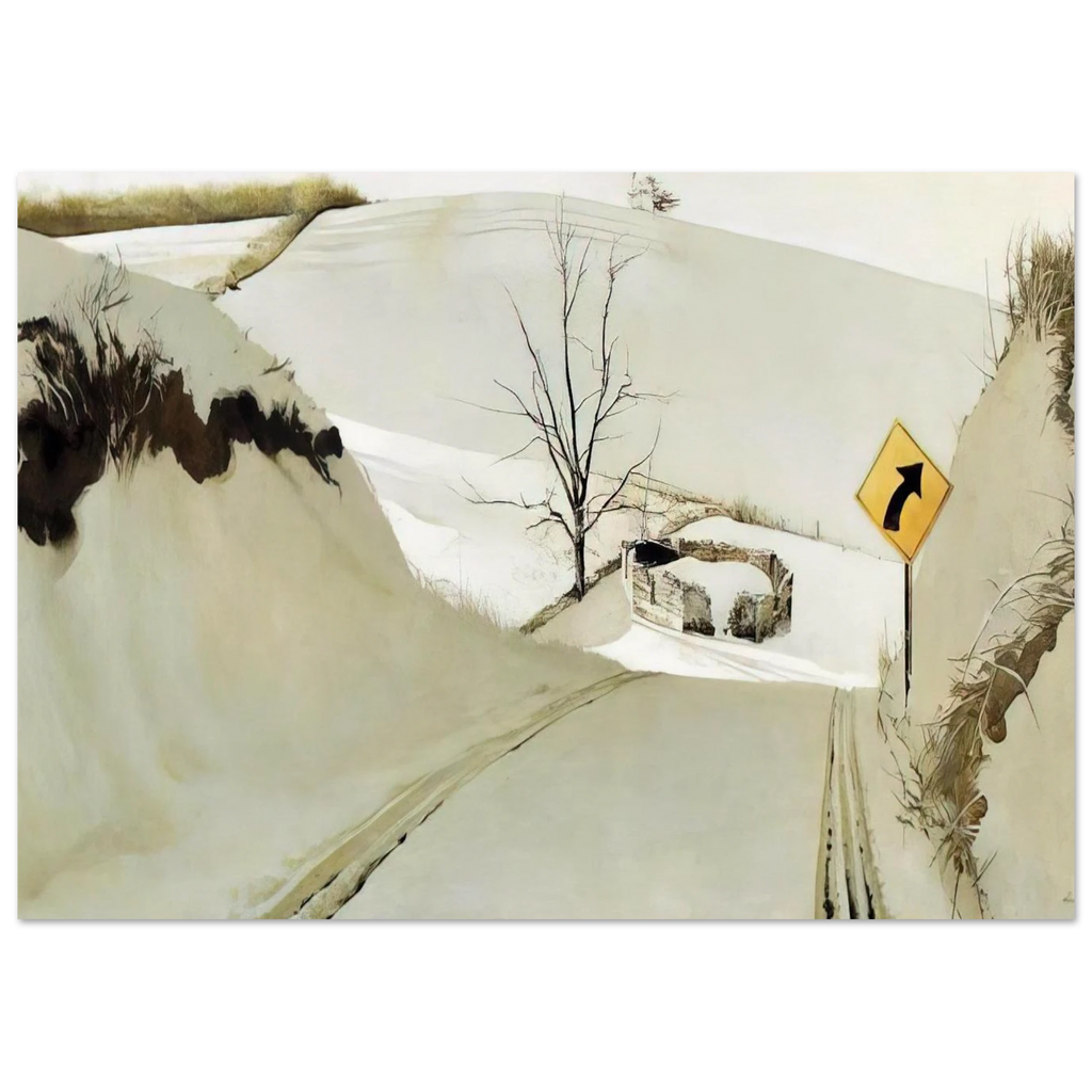 RING ROAD Poster | Andrew Wyeth Poster | Andrew Wyeth Prints