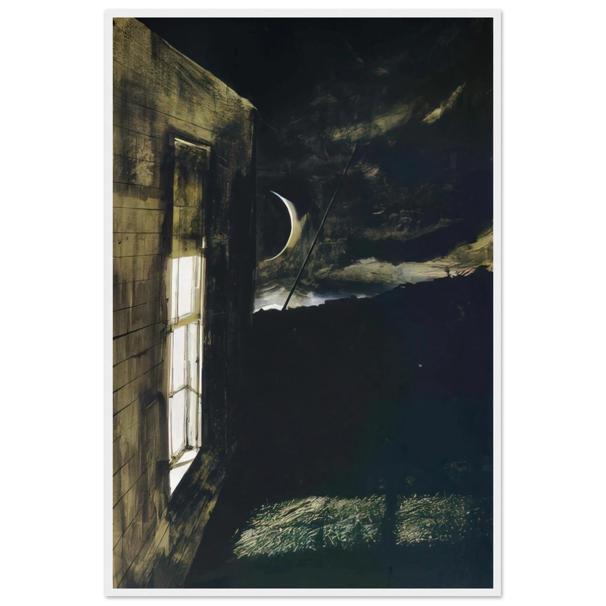 CRESCENT MOON Framed Poster | Andrew Wyeth Framed Prints Wall Art | Andrew Wyeth Prints