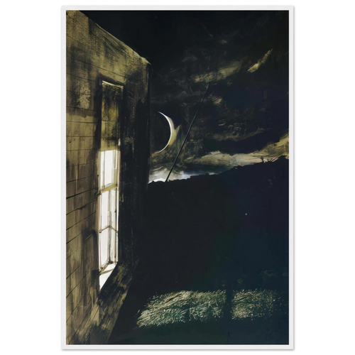CRESCENT MOON Framed Poster | Andrew Wyeth Framed Prints Wall Art | Andrew Wyeth Prints