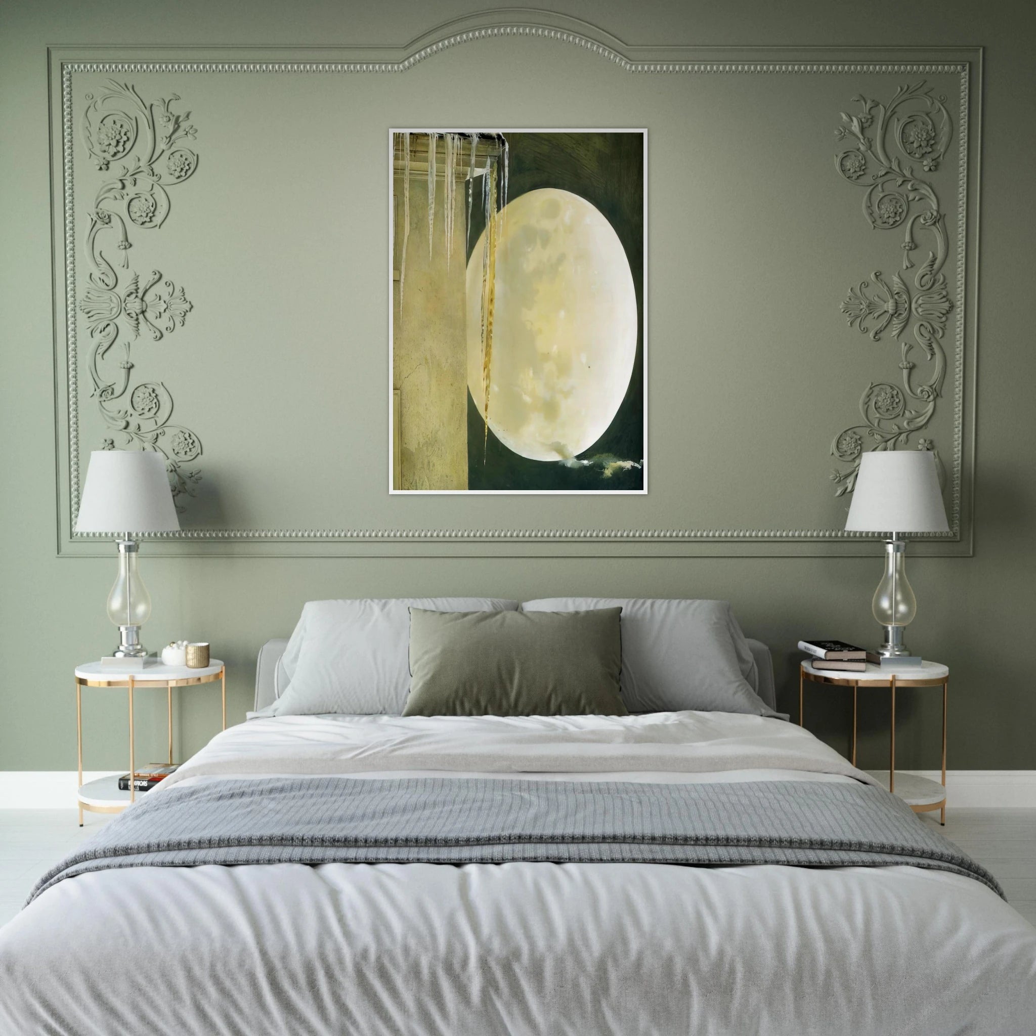 MOON MADNESS Framed Poster | Andrew Wyeth Framed Prints Wall Art | Andrew Wyeth Prints