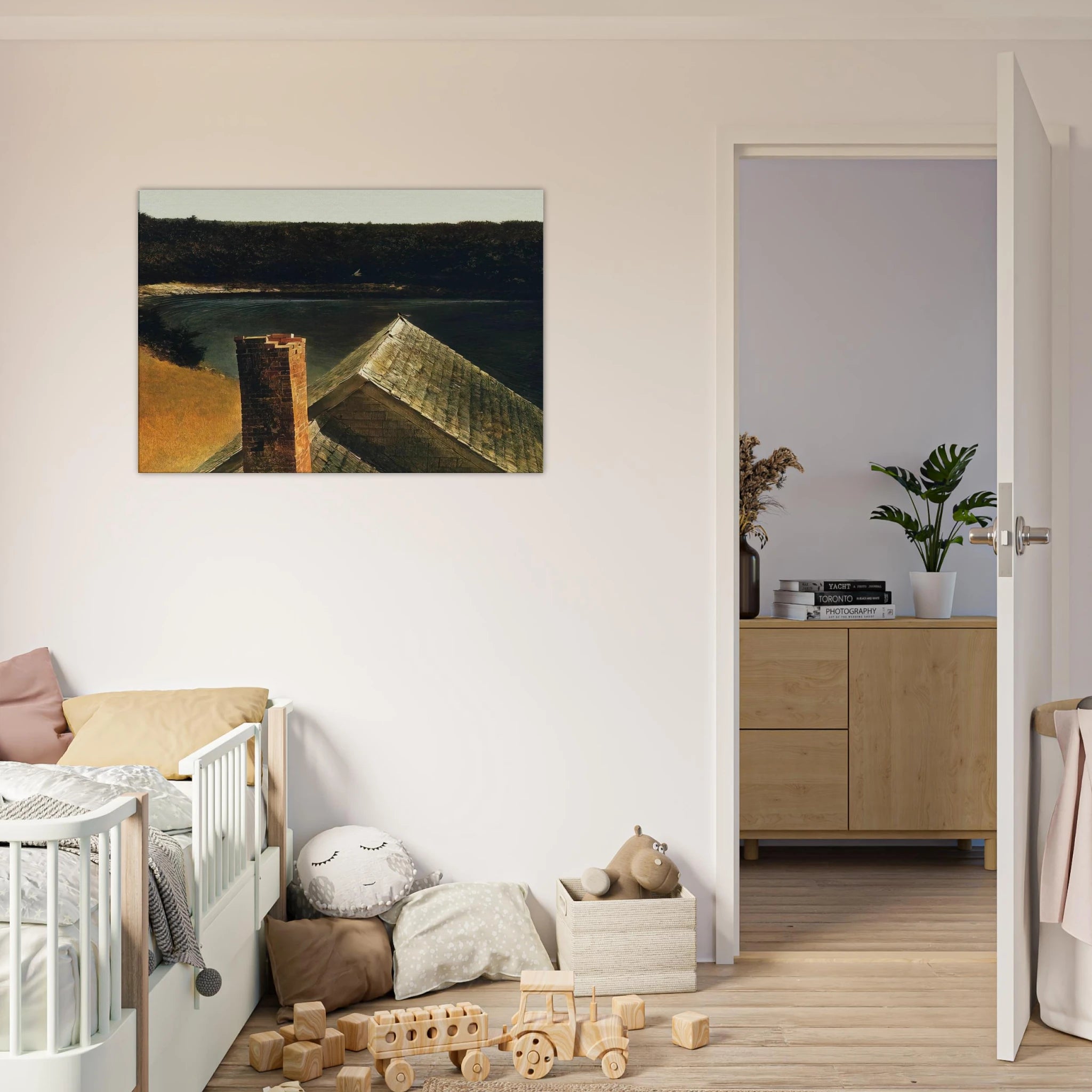 END OF OLSONS Canvas | Andrew Wyeth Canvas | Andrew Wyeth Prints