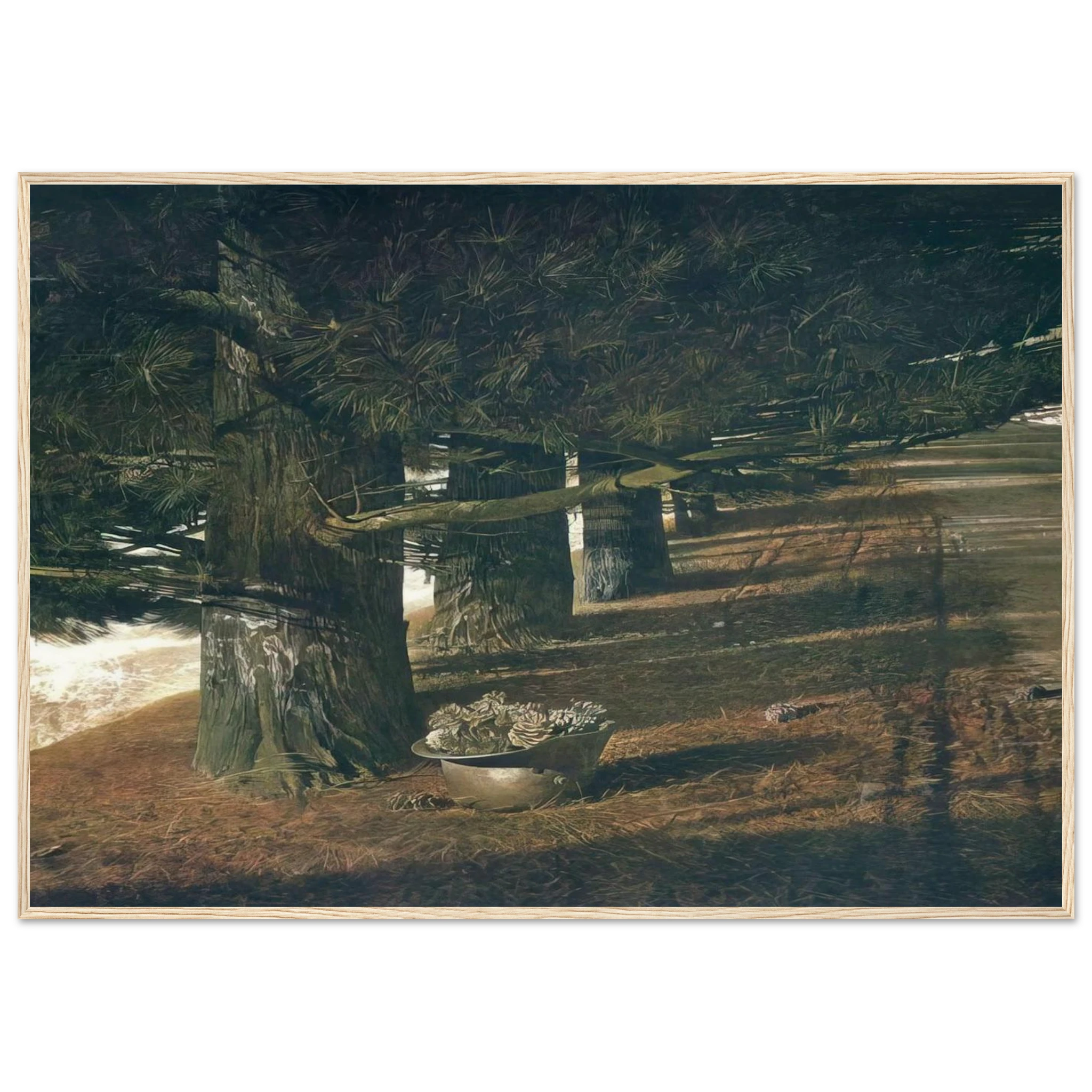 PINE BARON Framed Poster | Andrew Wyeth Framed Prints Wall Art | Andrew Wyeth Prints
