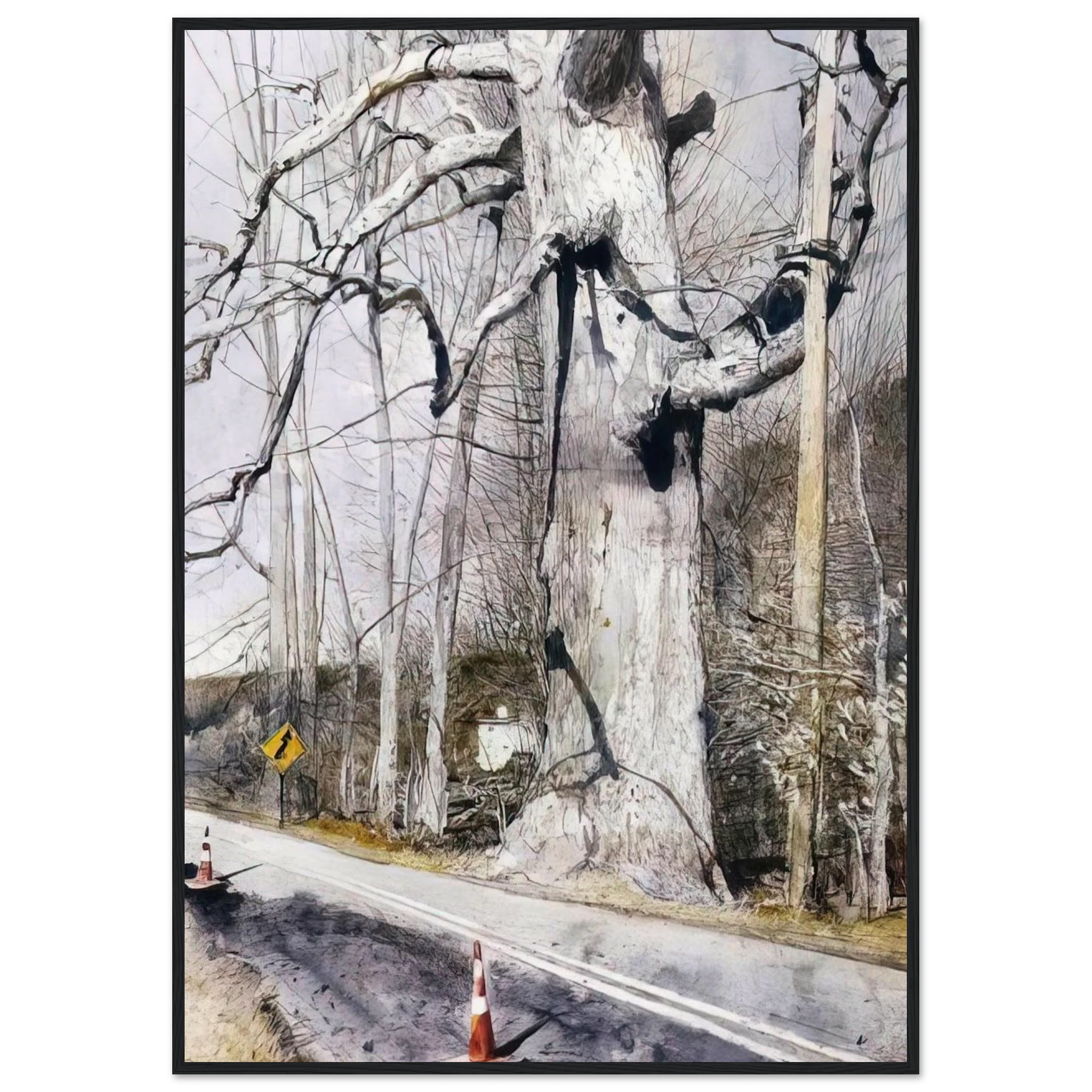 WALKING STICK Framed Poster | Andrew Wyeth Framed Prints Wall Art | Andrew Wyeth Prints