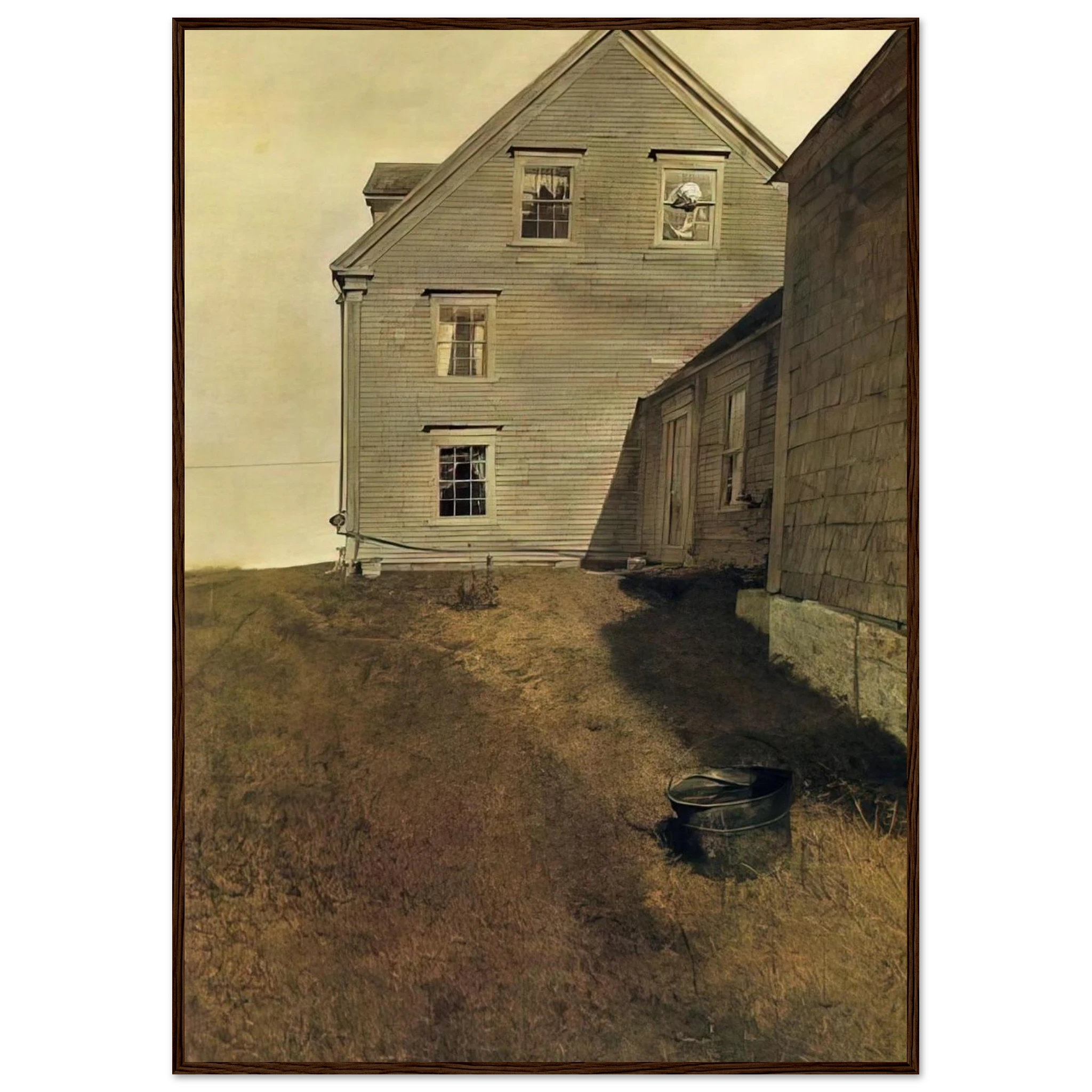 WEATHERSIDE Framed Poster | Andrew Wyeth Framed Prints Wall Art | Andrew Wyeth Prints
