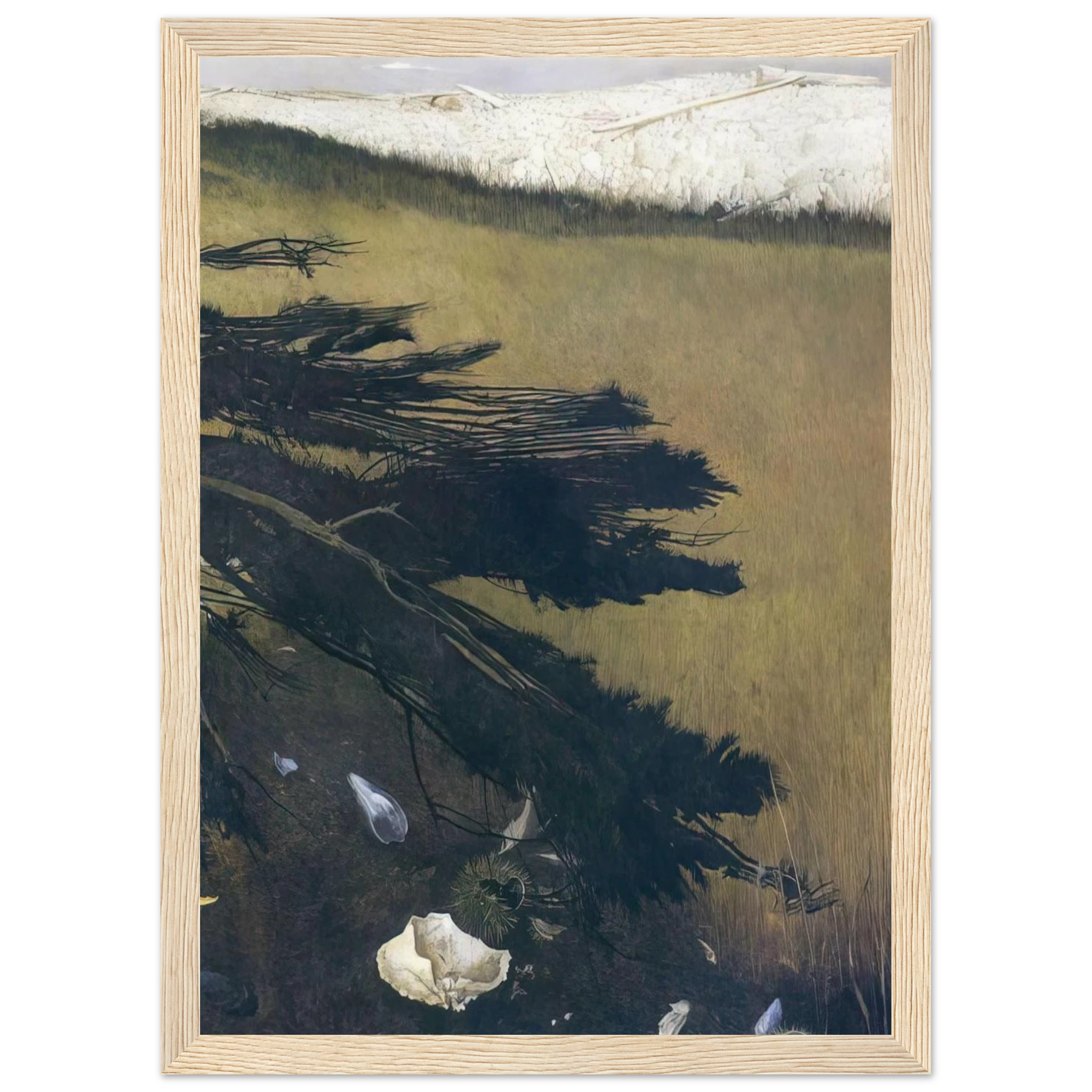NOT DETECTED 47 Framed Poster | Andrew Wyeth Framed Prints Wall Art | Andrew Wyeth Prints