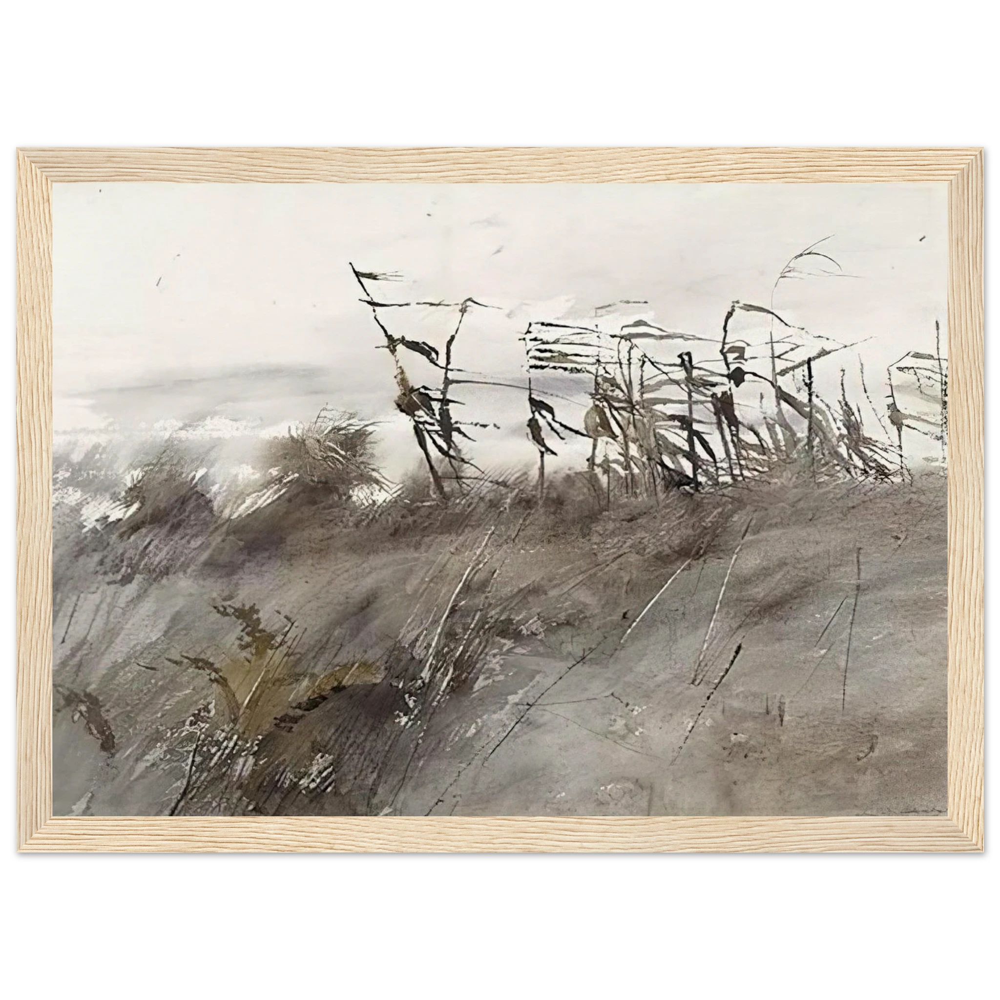 NOVEMBER FIRST 1950 Framed Poster | Andrew Wyeth Framed Prints Wall Art | Andrew Wyeth Prints