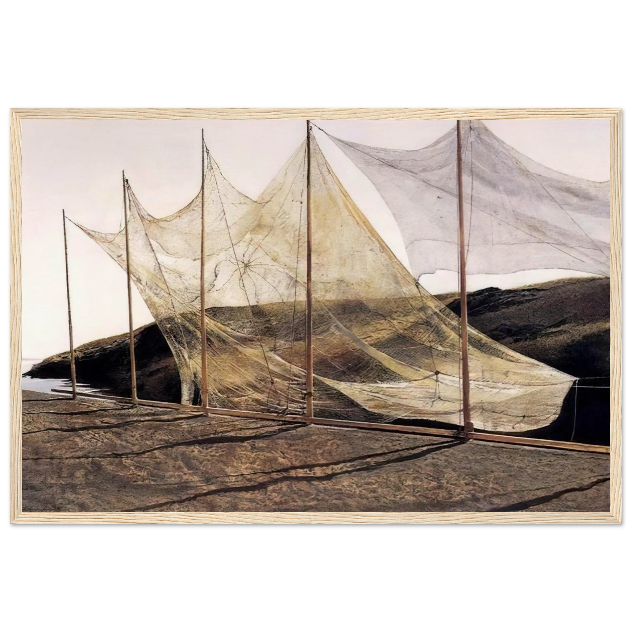 PENTECOST 1989 Framed Poster | Andrew Wyeth Framed Prints Wall Art | Andrew Wyeth Prints