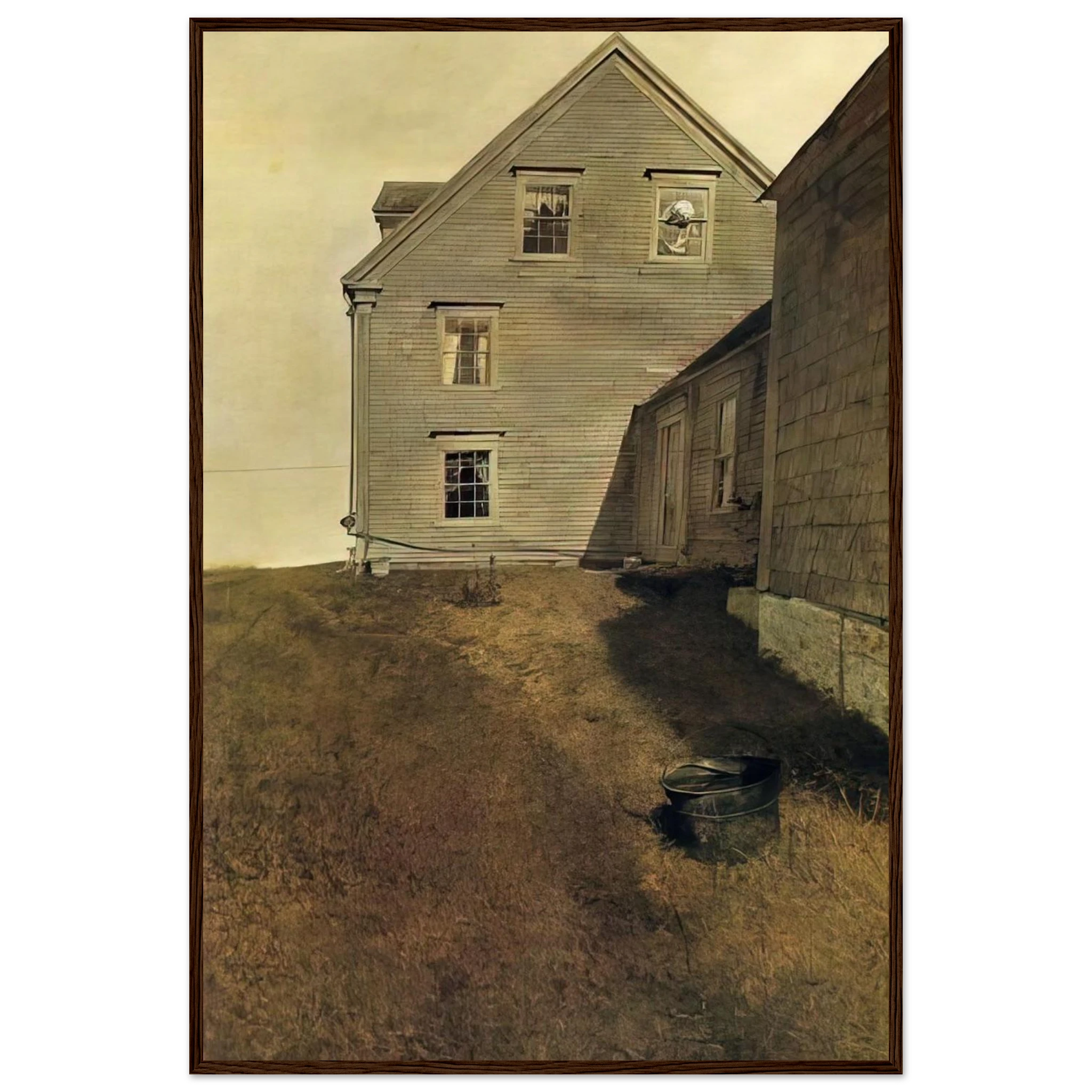 WEATHERSIDE Framed Poster | Andrew Wyeth Framed Prints Wall Art | Andrew Wyeth Prints