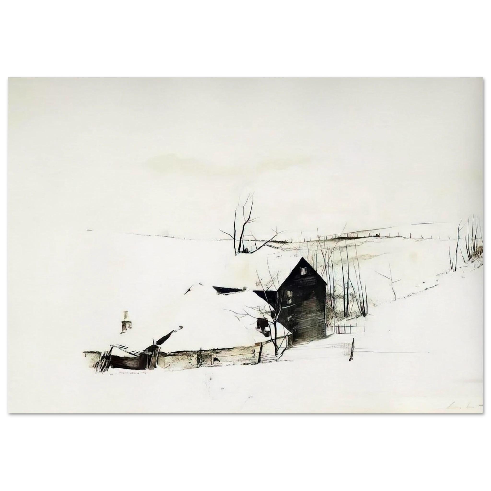THE CORNER Poster | Andrew Wyeth Poster | Andrew Wyeth Prints