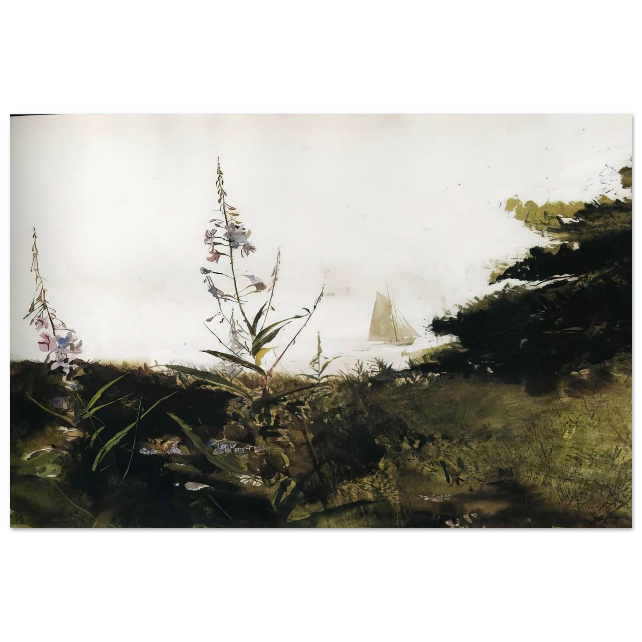UNDER SAIL Poster | Andrew Wyeth Poster | Andrew Wyeth Prints