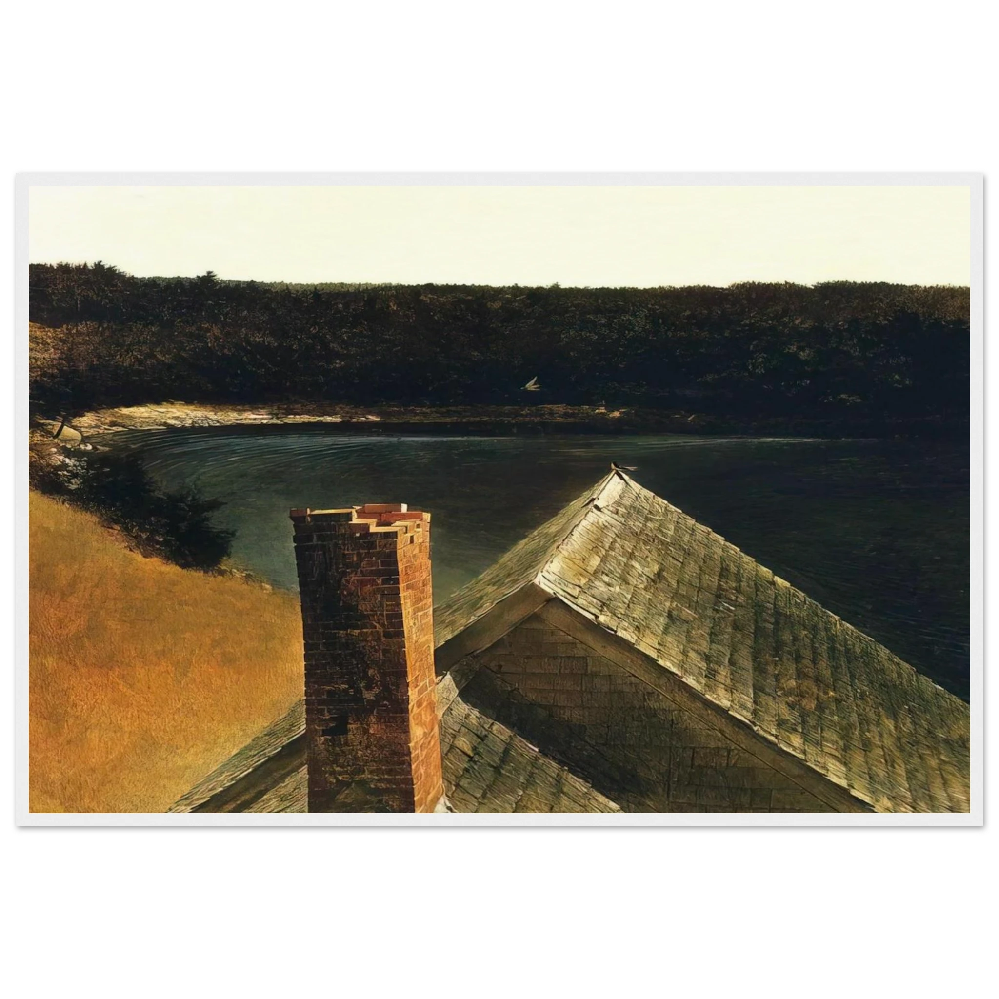 END OF OLSONS Framed Poster | Andrew Wyeth Framed Prints Wall Art | Andrew Wyeth Prints