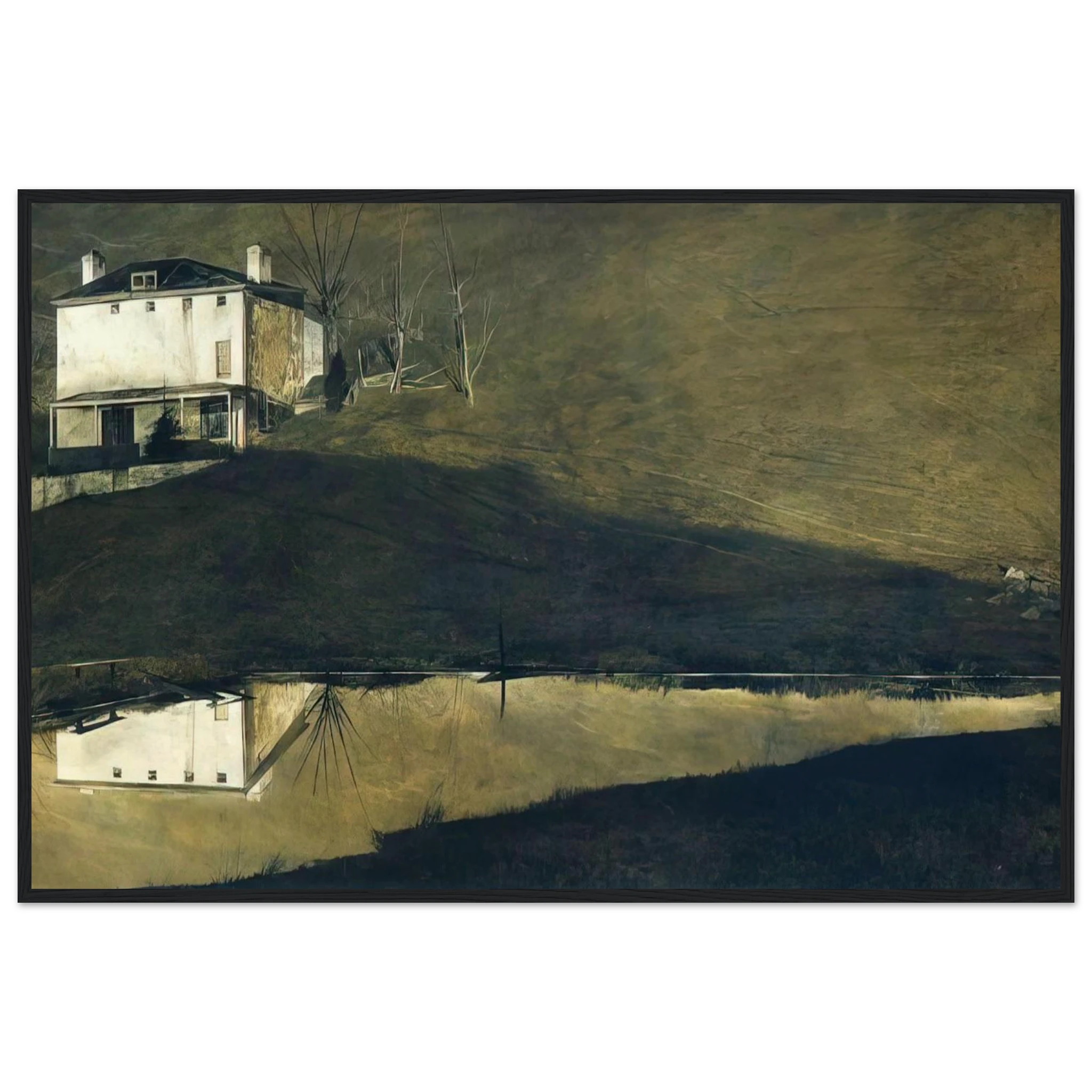 BROWN SWISS Framed Poster | Andrew Wyeth Framed Prints Wall Art | Andrew Wyeth Prints