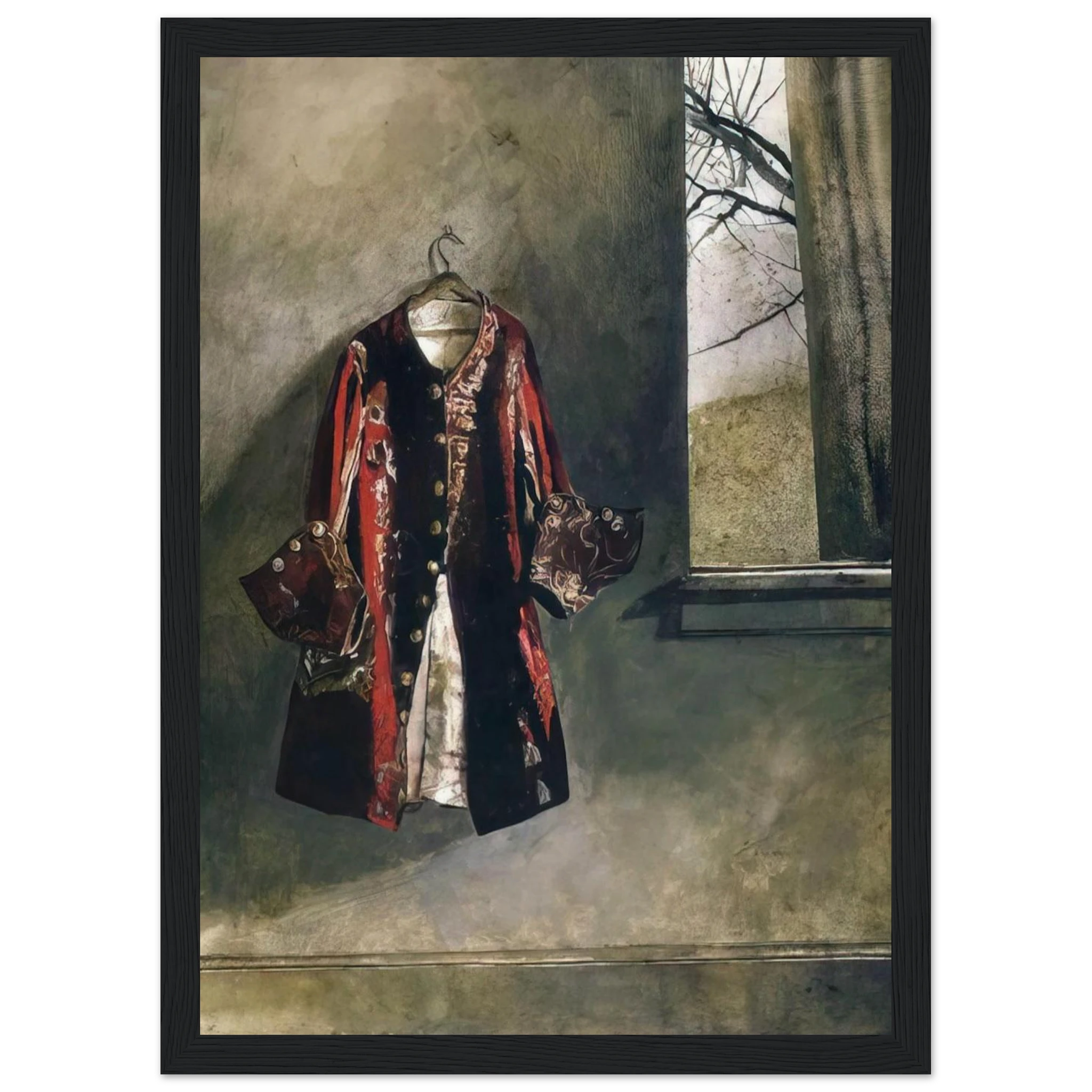 CURTAIN CALL Framed Poster | Andrew Wyeth Framed Prints Wall Art | Andrew Wyeth Prints