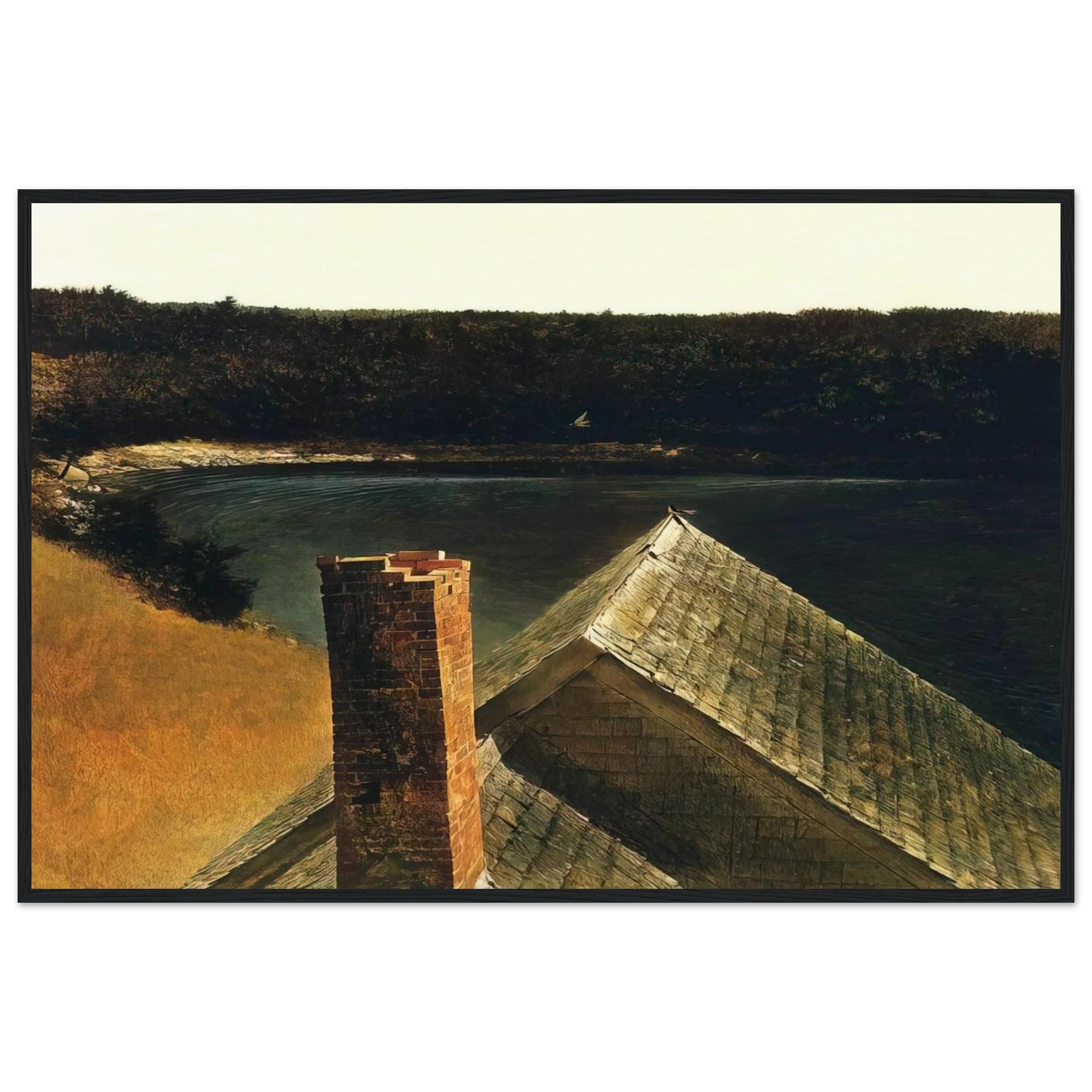 END OF OLSONS Framed Poster | Andrew Wyeth Framed Prints Wall Art | Andrew Wyeth Prints
