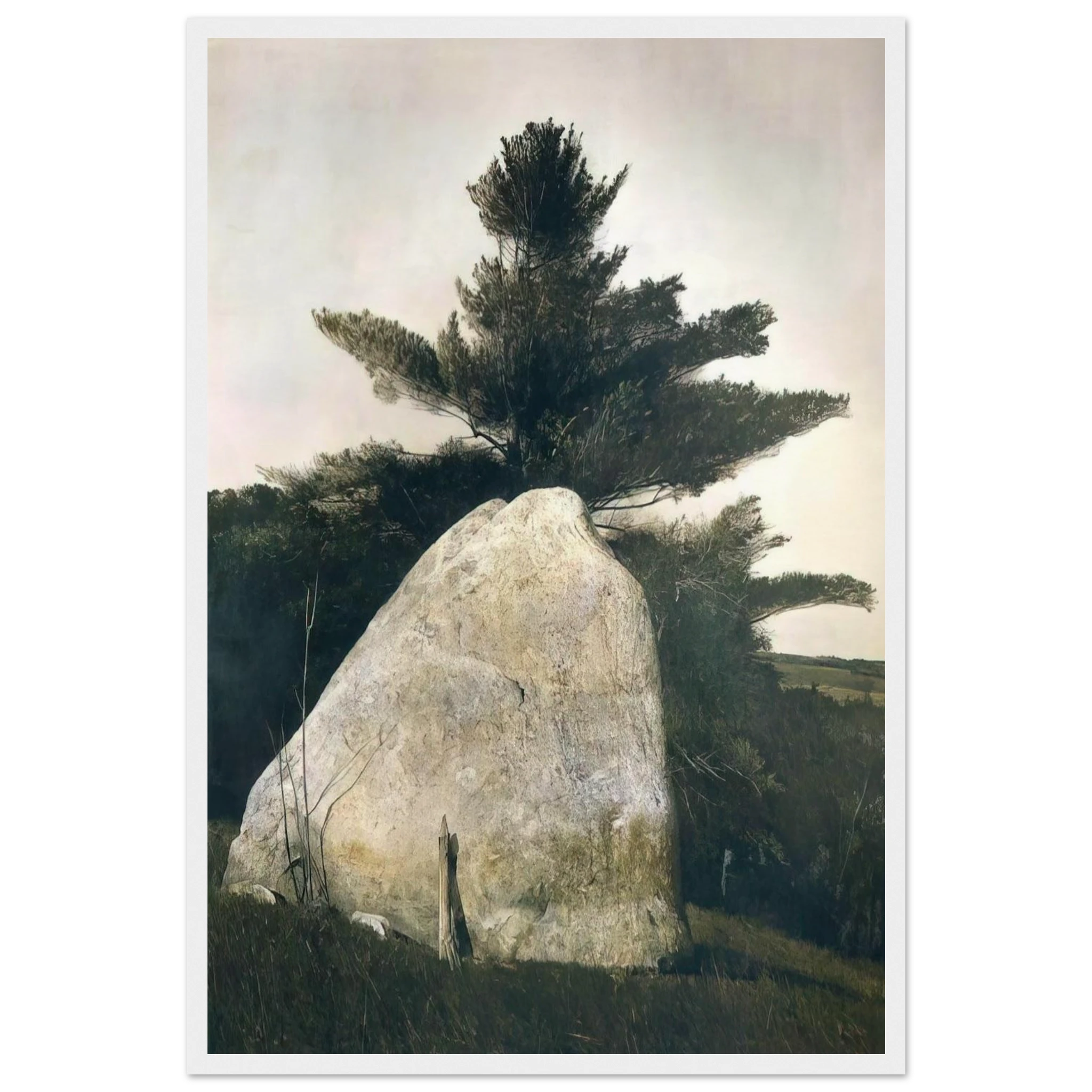 PENNSYLVANIA LANDSCAPE Framed Poster | Andrew Wyeth Framed Prints Wall Art | Andrew Wyeth Prints