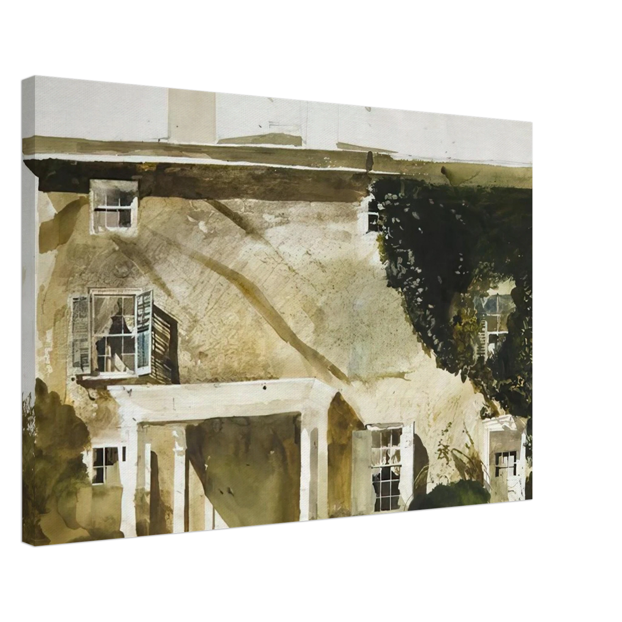 THE HATTON HOUSE 1967 Canvas | Andrew Wyeth Canvas | Andrew Wyeth Prints