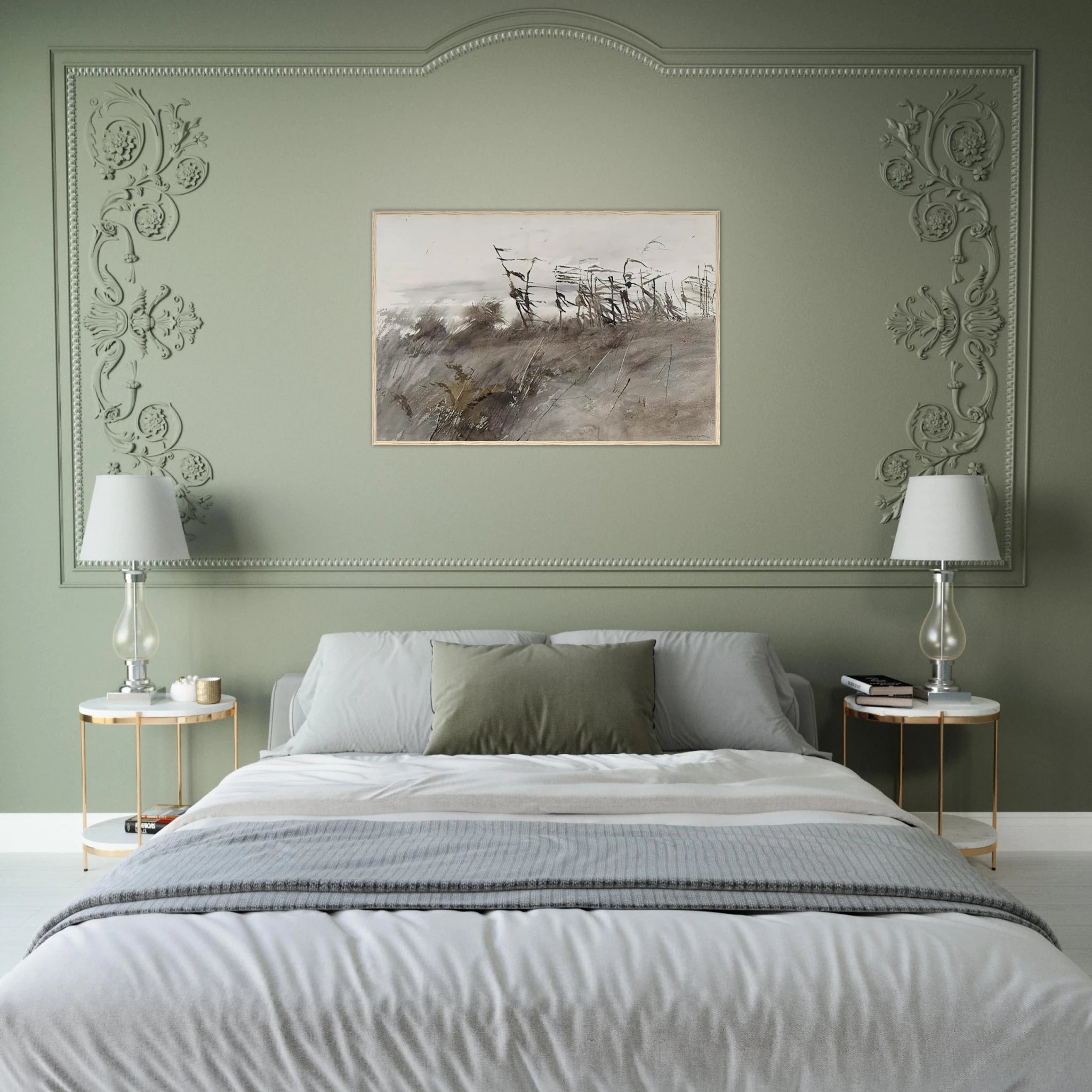 NOVEMBER FIRST 1950 Framed Poster | Andrew Wyeth Framed Prints Wall Art | Andrew Wyeth Prints