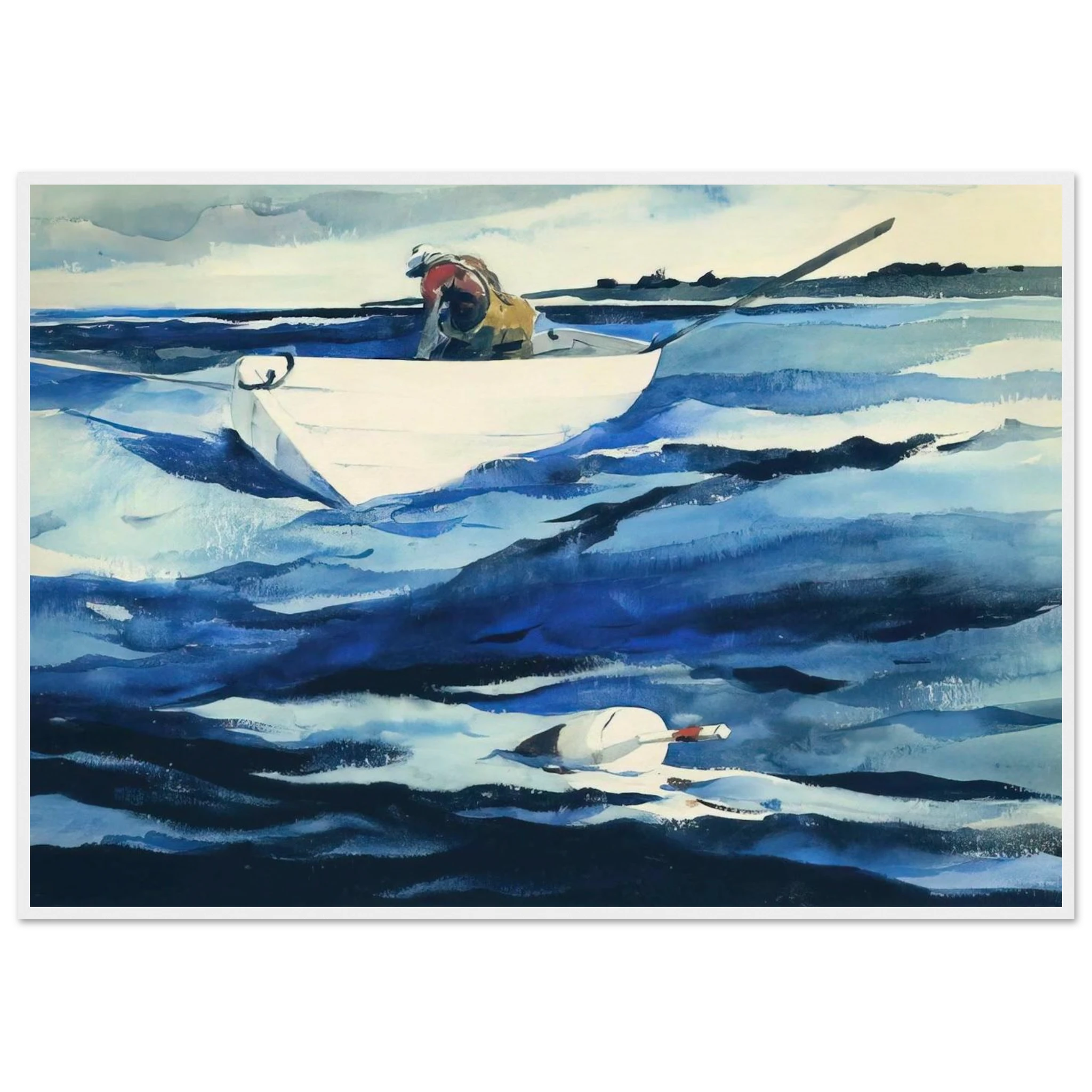 THE LOBSTERMAN Framed Poster | Andrew Wyeth Framed Prints Wall Art | Andrew Wyeth Prints