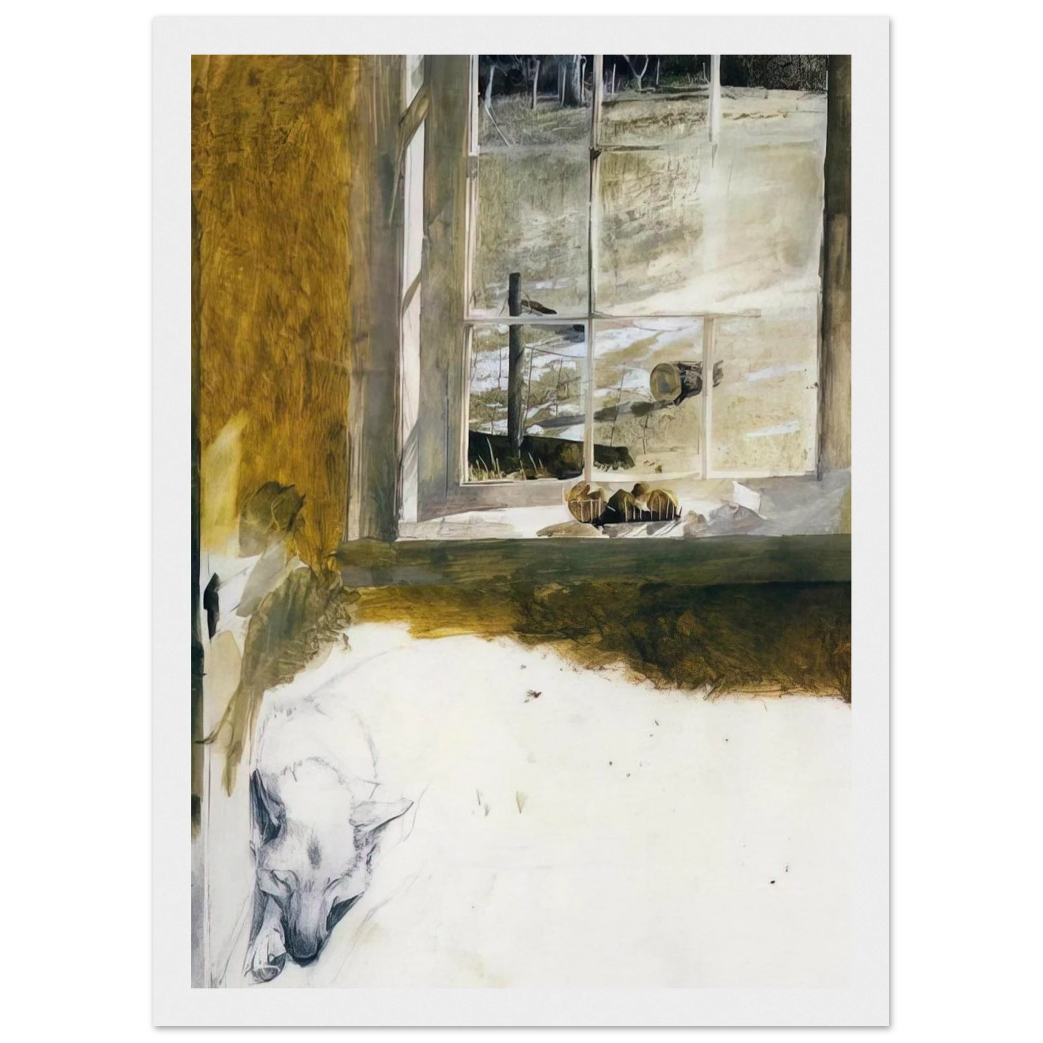 GROUNDHOG DAY 3 Framed Poster | Andrew Wyeth Framed Prints Wall Art | Andrew Wyeth Prints