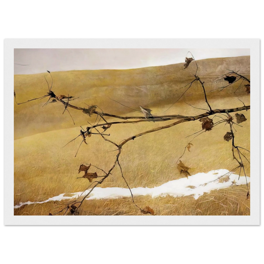LONG LIMB Framed Poster | Andrew Wyeth Framed Prints Wall Art | Andrew Wyeth Prints