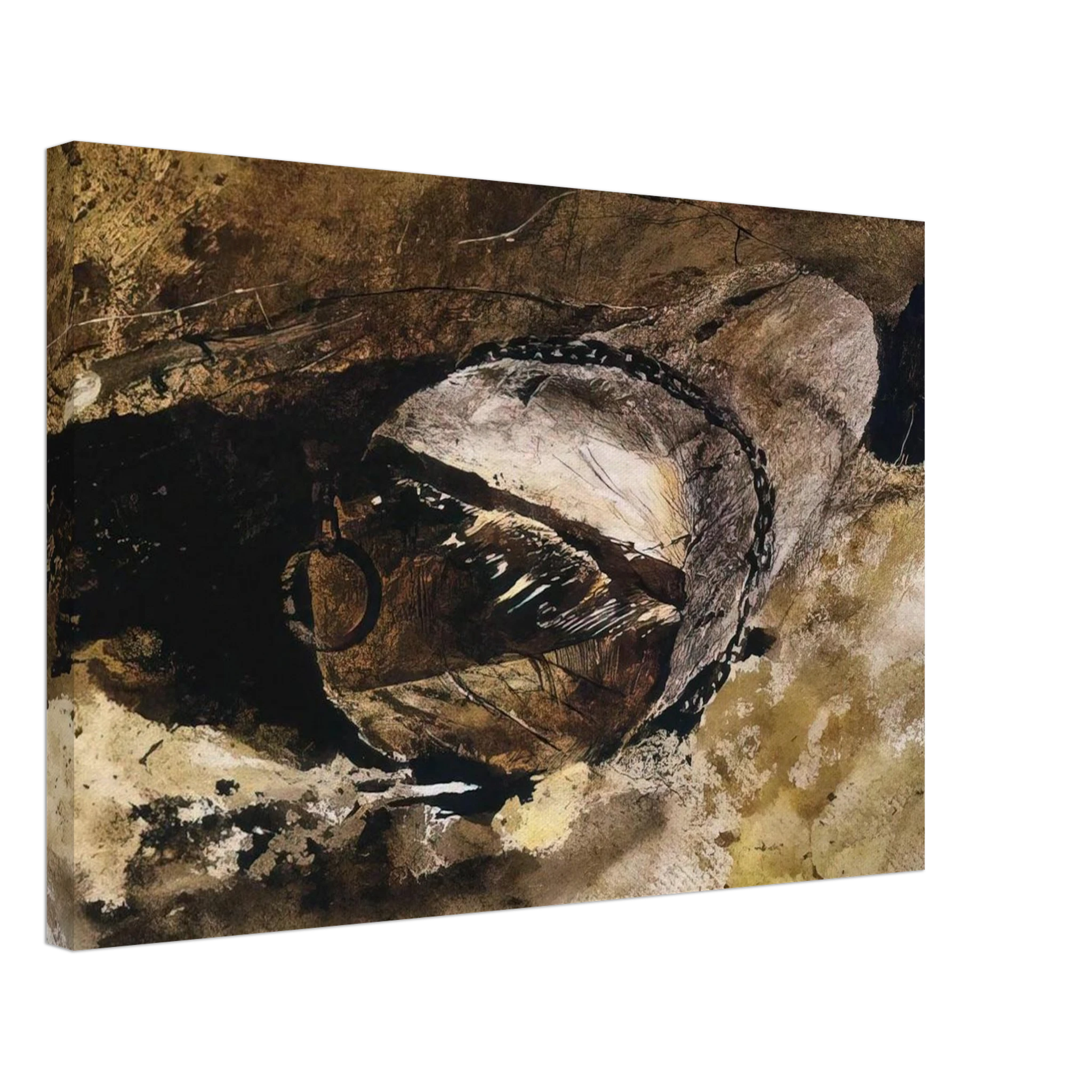 LOG CHAIN Canvas | Andrew Wyeth Canvas | Andrew Wyeth Prints