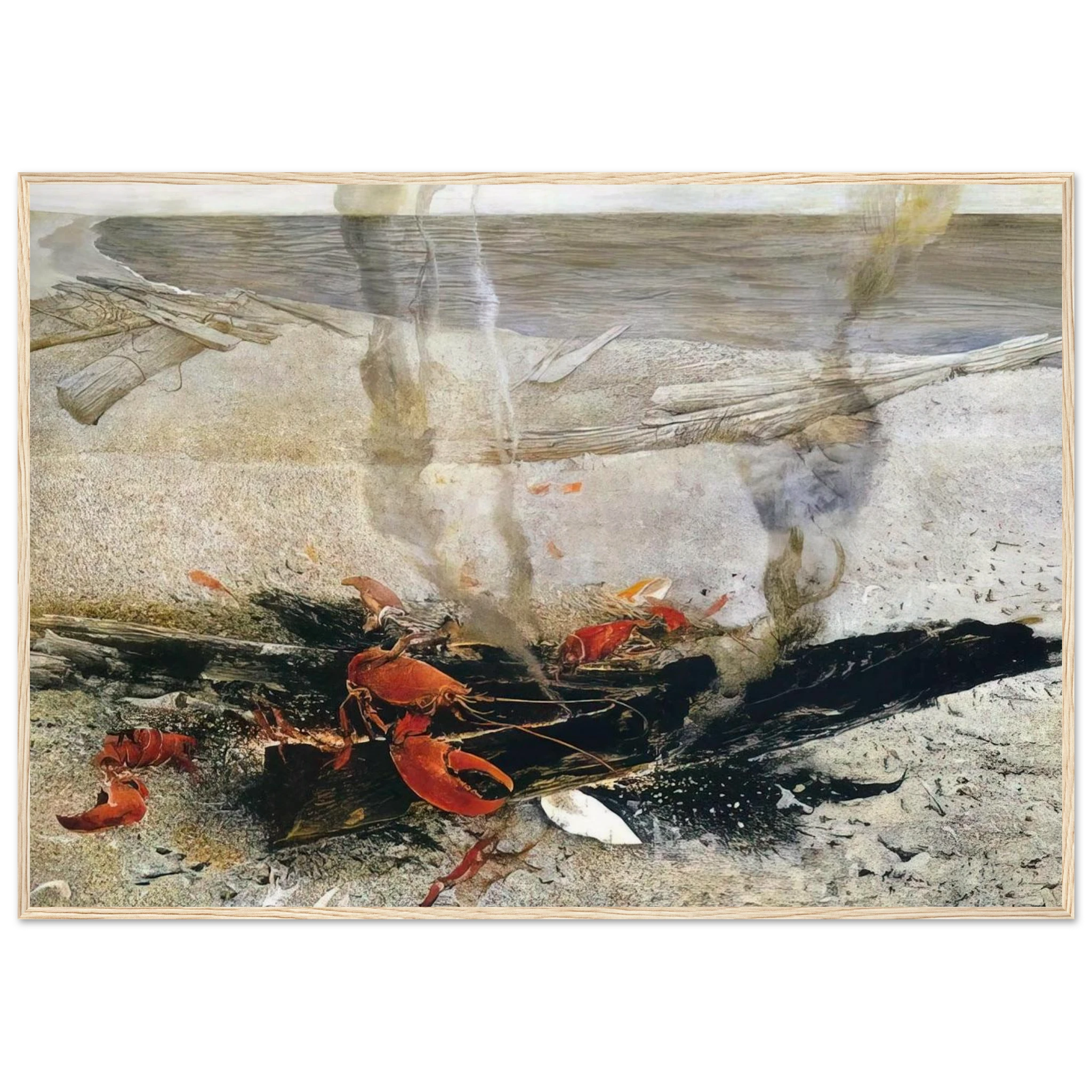 EMBERS 2000 Framed Poster | Andrew Wyeth Framed Prints Wall Art | Andrew Wyeth Prints