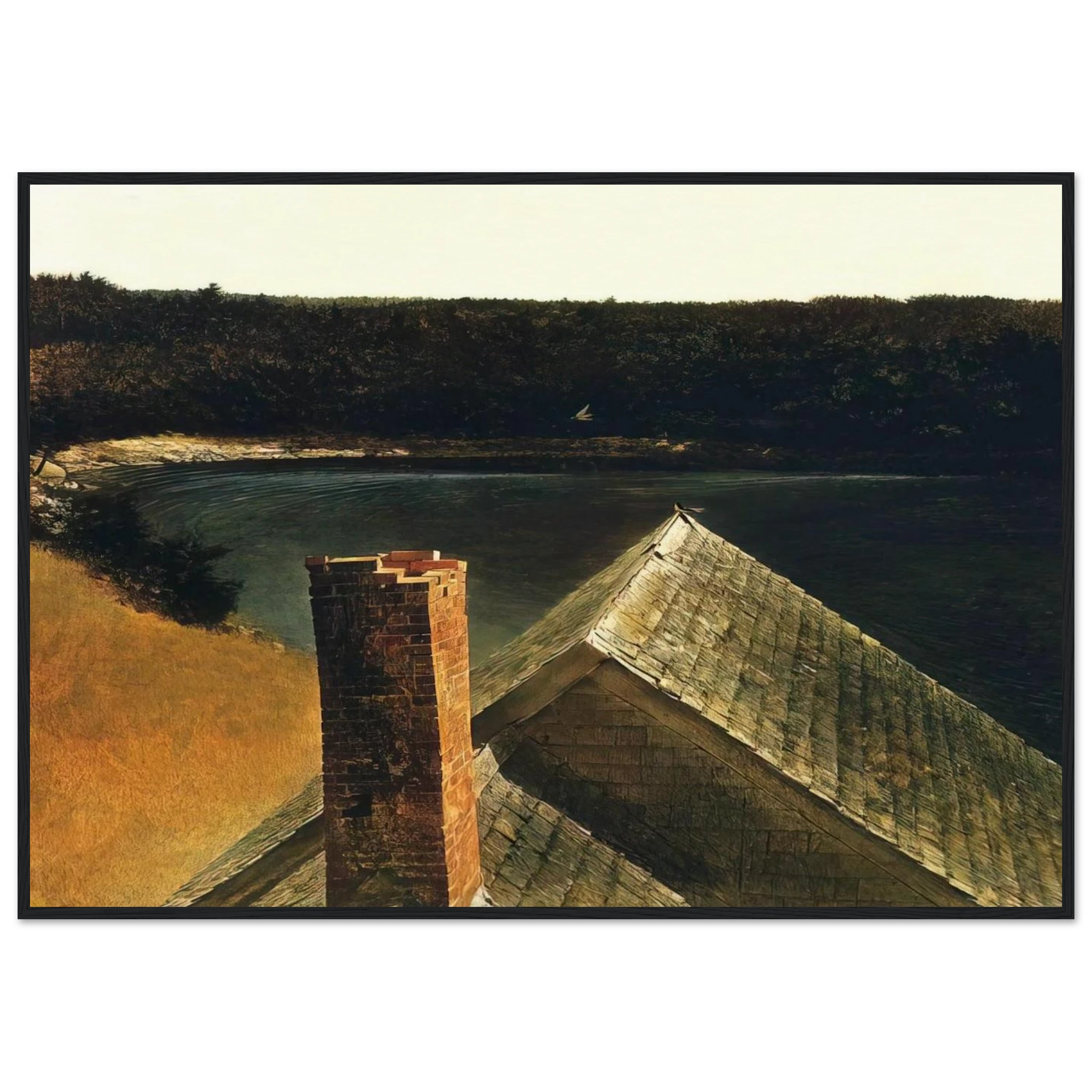 END OF OLSONS Framed Poster | Andrew Wyeth Framed Prints Wall Art | Andrew Wyeth Prints
