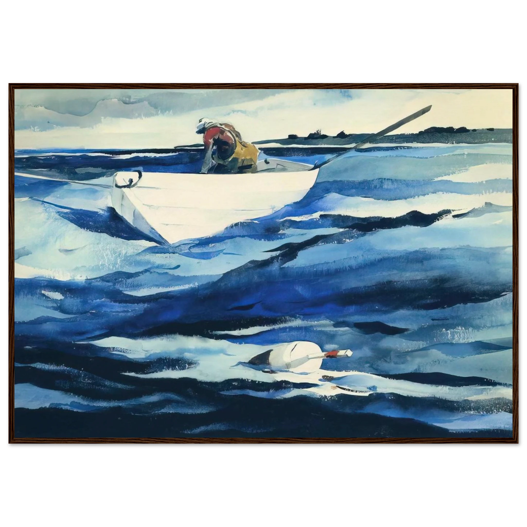 THE LOBSTERMAN Framed Poster | Andrew Wyeth Framed Prints Wall Art | Andrew Wyeth Prints