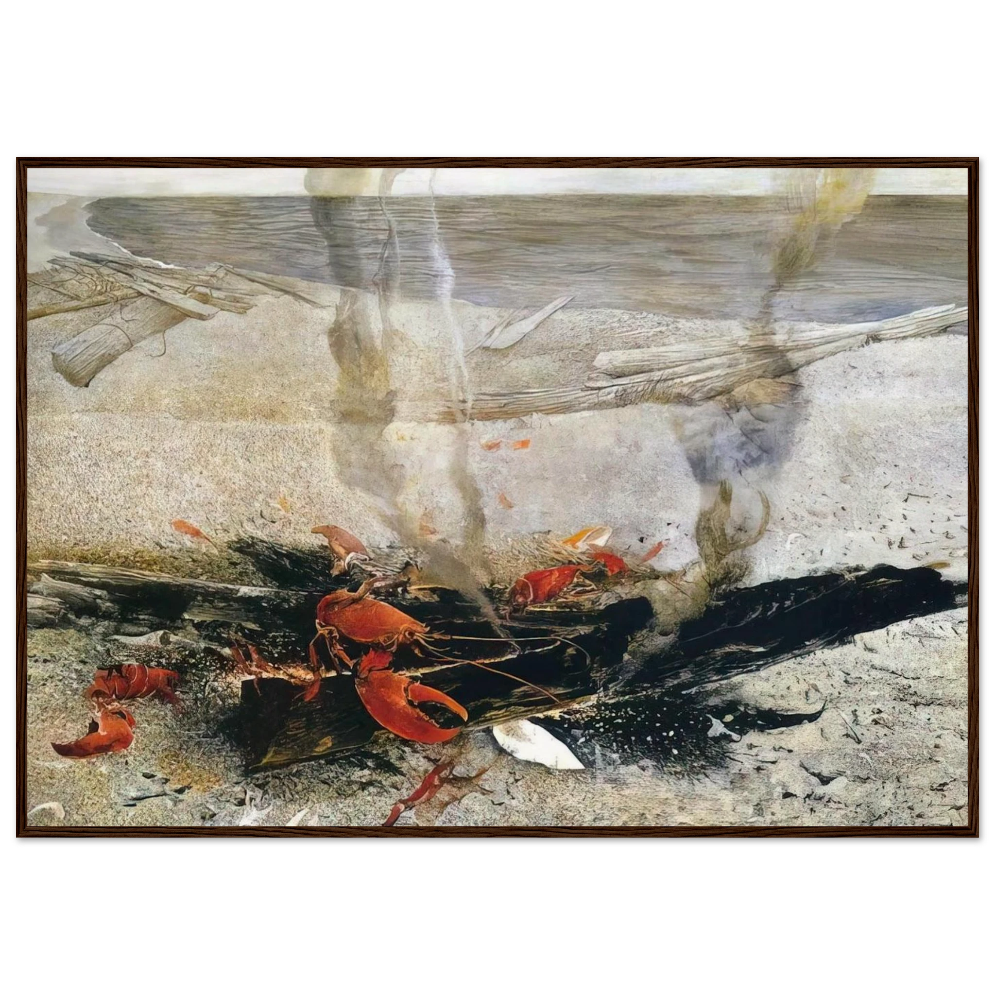 EMBERS 2000 Framed Poster | Andrew Wyeth Framed Prints Wall Art | Andrew Wyeth Prints