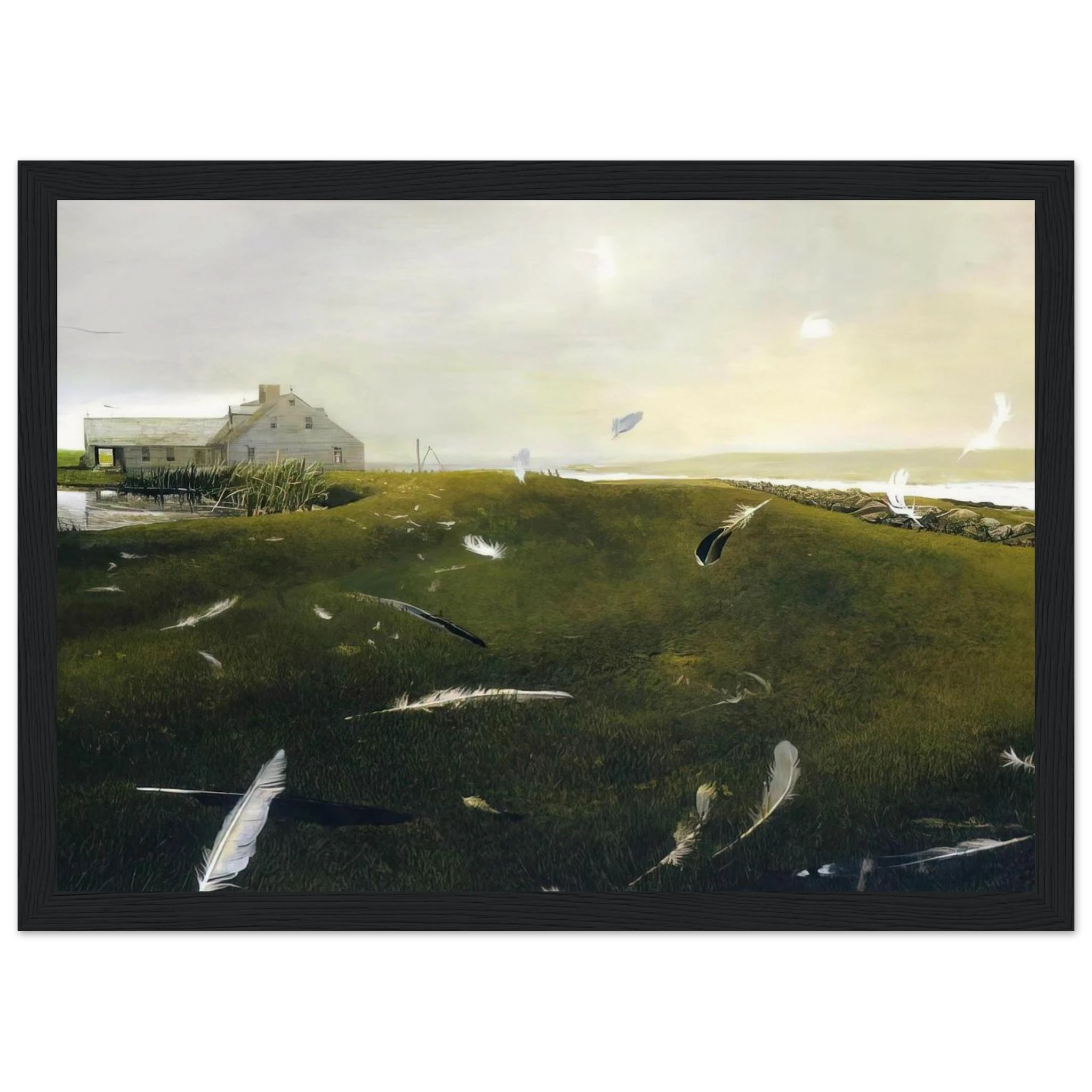 AIRBORNE Framed Poster | Andrew Wyeth Framed Prints Wall Art | Andrew Wyeth Prints