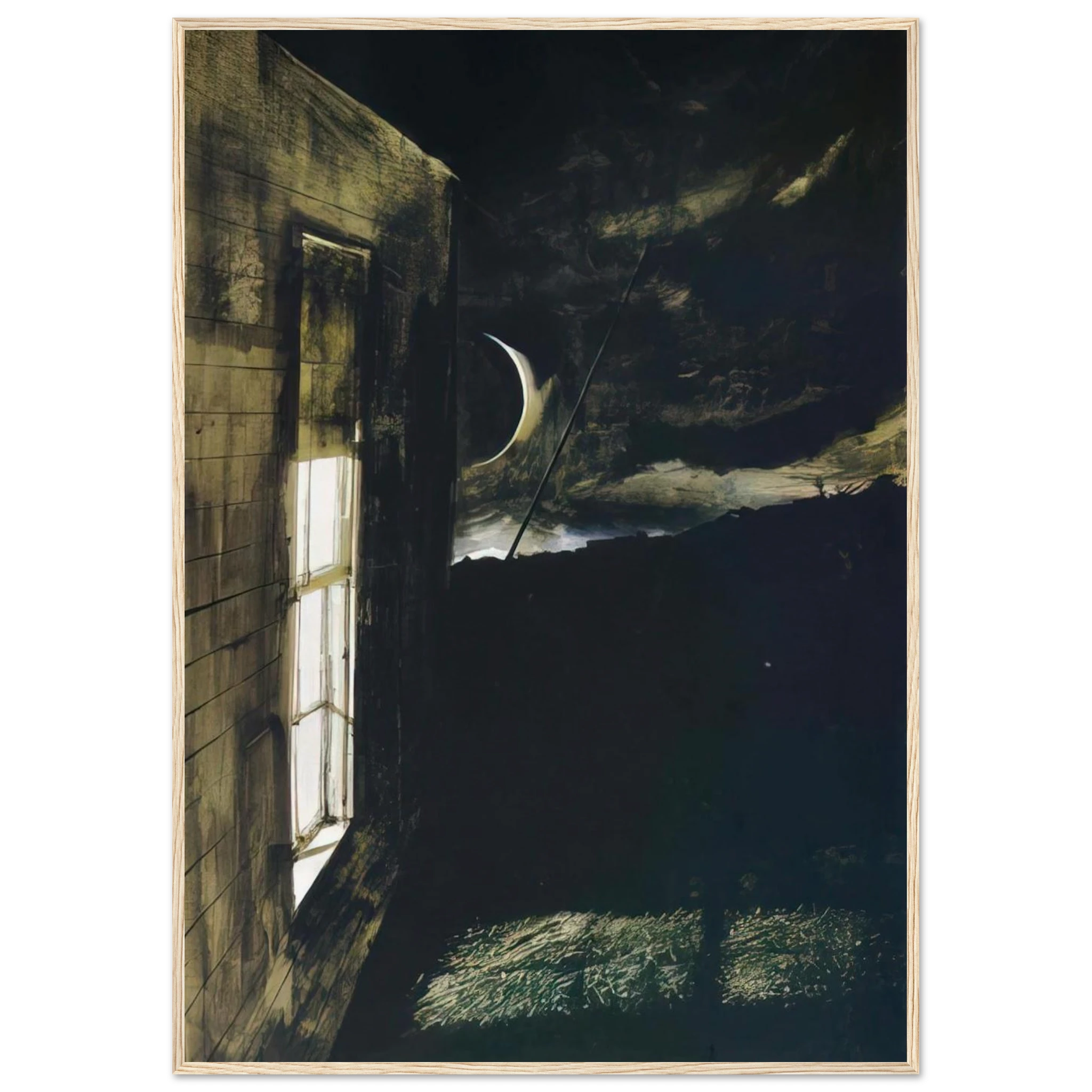 CRESCENT MOON Framed Poster | Andrew Wyeth Framed Prints Wall Art | Andrew Wyeth Prints