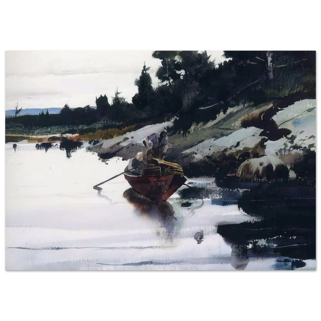 TURKEY COVE LEDGE Poster | Andrew Wyeth Poster | Andrew Wyeth Prints