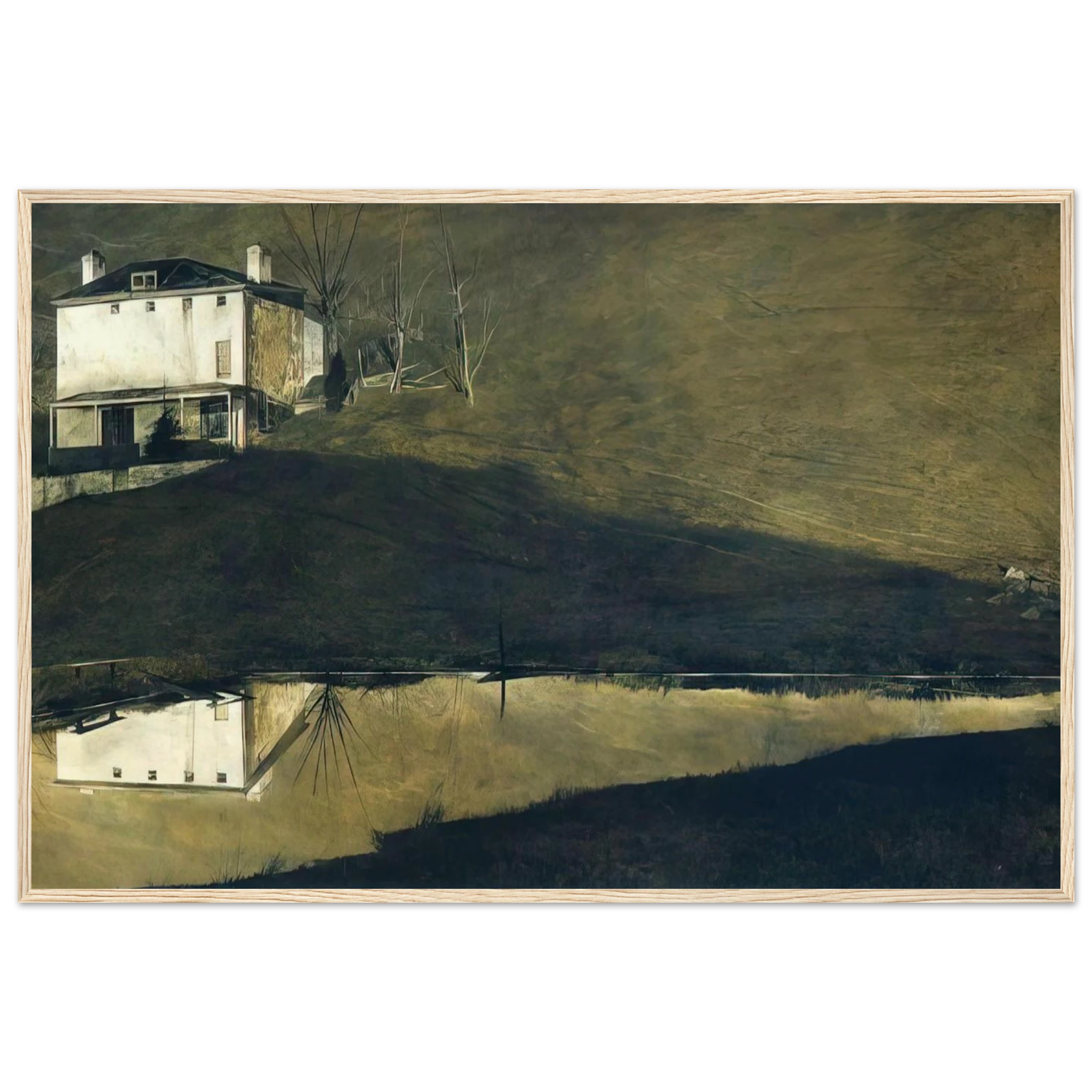 BROWN SWISS Framed Poster | Andrew Wyeth Framed Prints Wall Art | Andrew Wyeth Prints