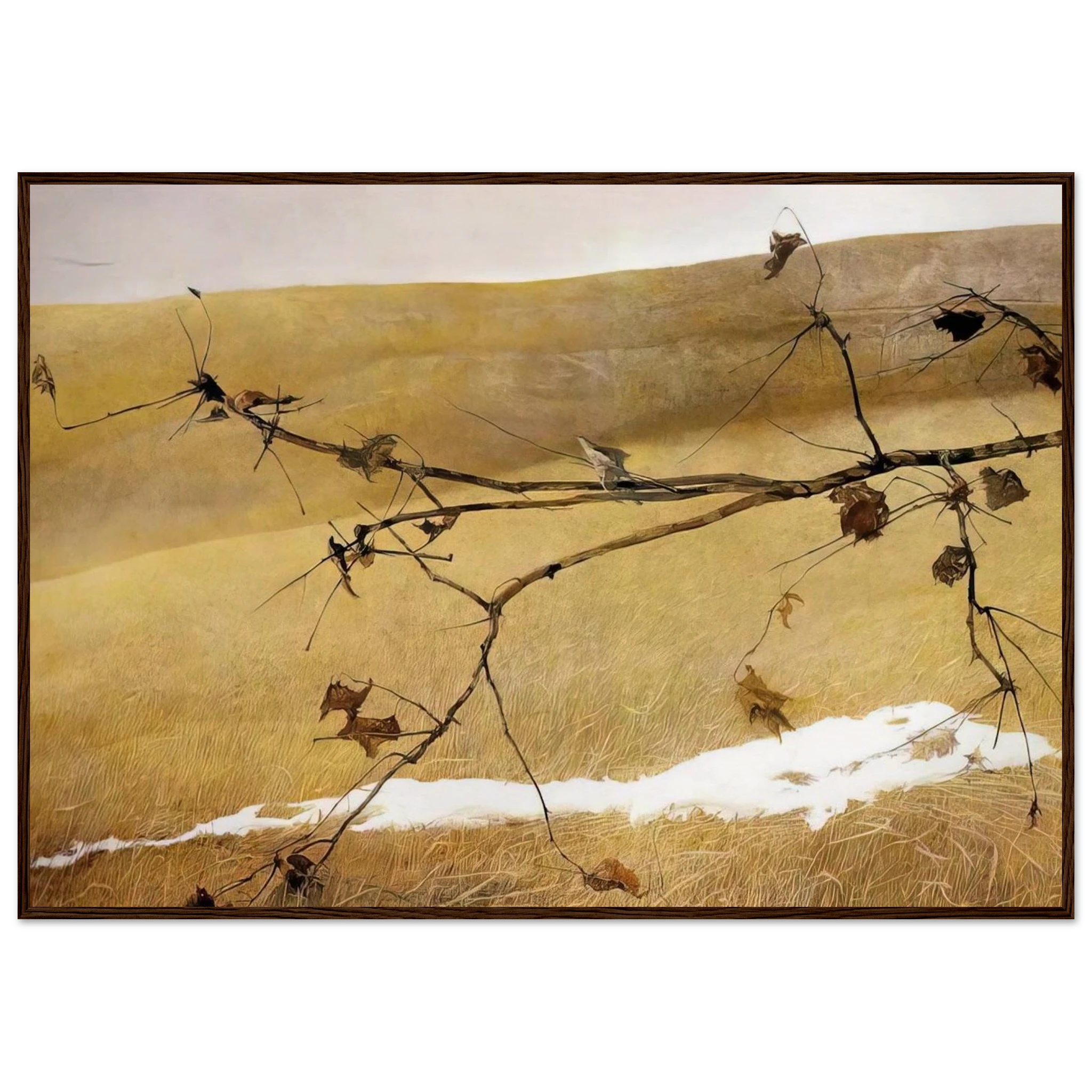 LONG LIMB Framed Poster | Andrew Wyeth Framed Prints Wall Art | Andrew Wyeth Prints