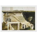 THE HATTON HOUSE 1967 Framed Poster | Andrew Wyeth Framed Prints Wall Art | Andrew Wyeth Prints