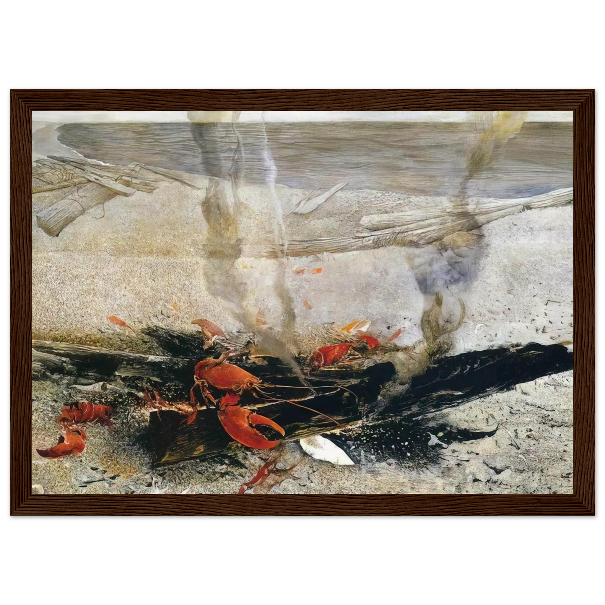 EMBERS 2000 Framed Poster | Andrew Wyeth Framed Prints Wall Art | Andrew Wyeth Prints