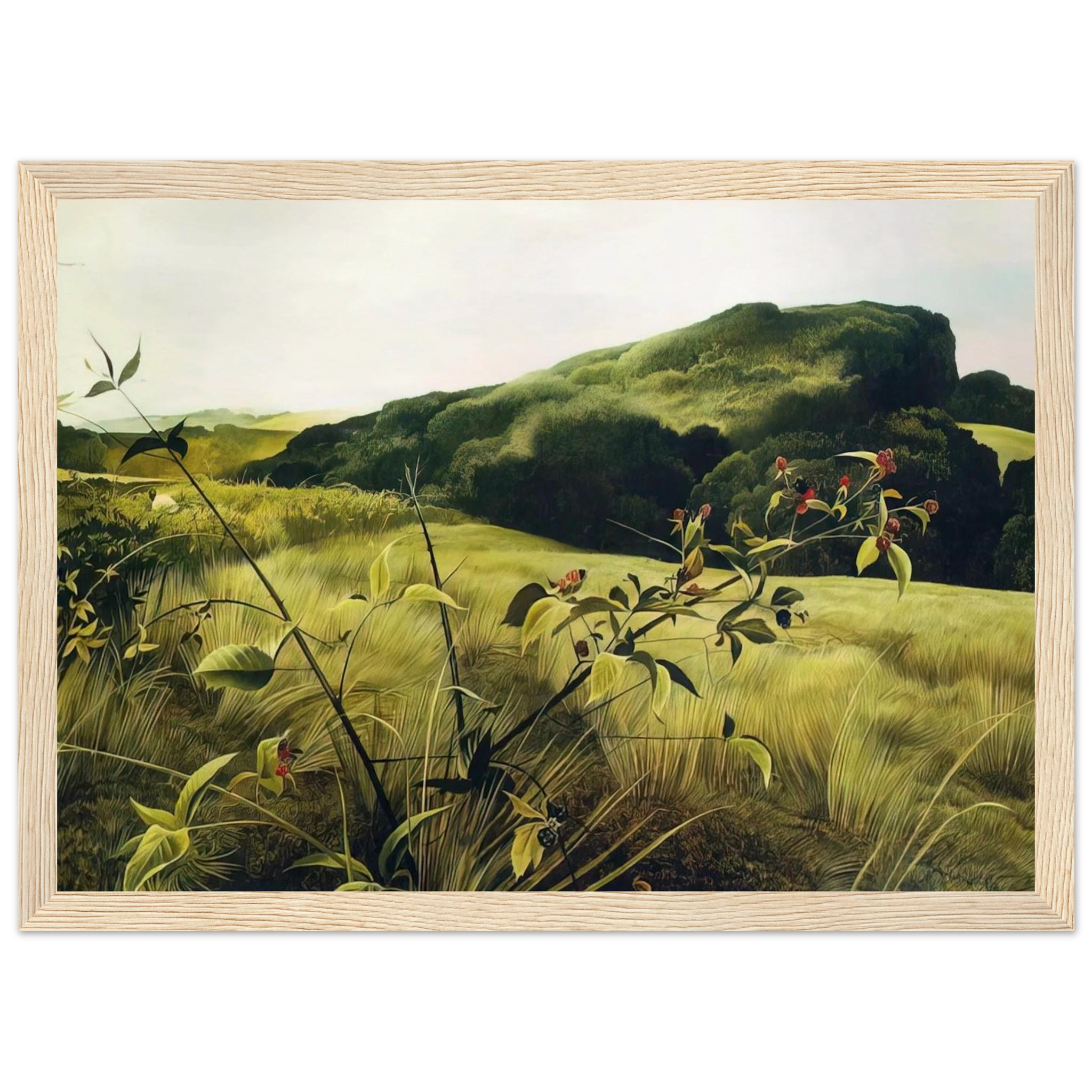 BLACKBERRY PICKER Framed Poster | Andrew Wyeth Framed Prints Wall Art | Andrew Wyeth Prints