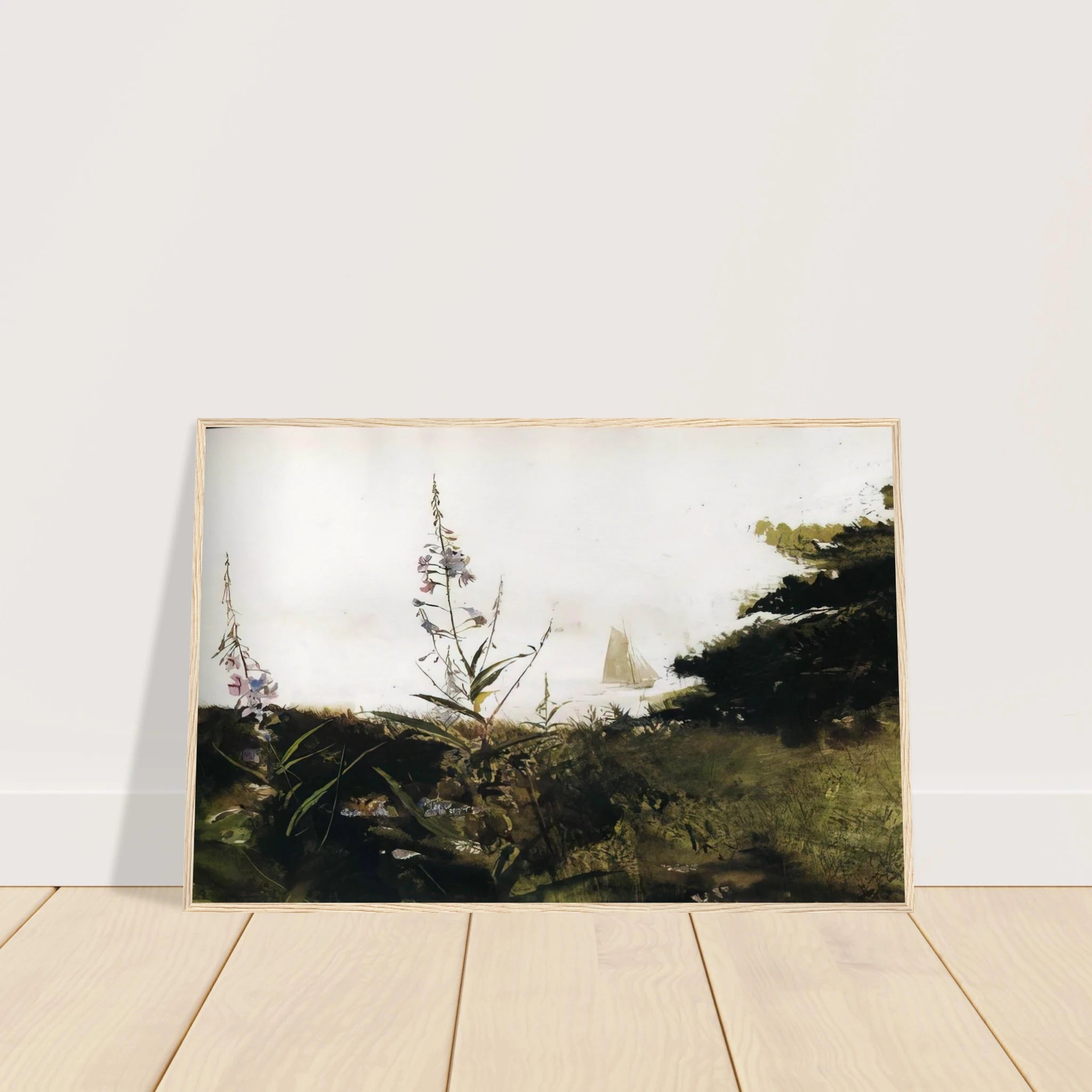 UNDER SAIL Framed Poster | Andrew Wyeth Framed Prints Wall Art | Andrew Wyeth Prints
